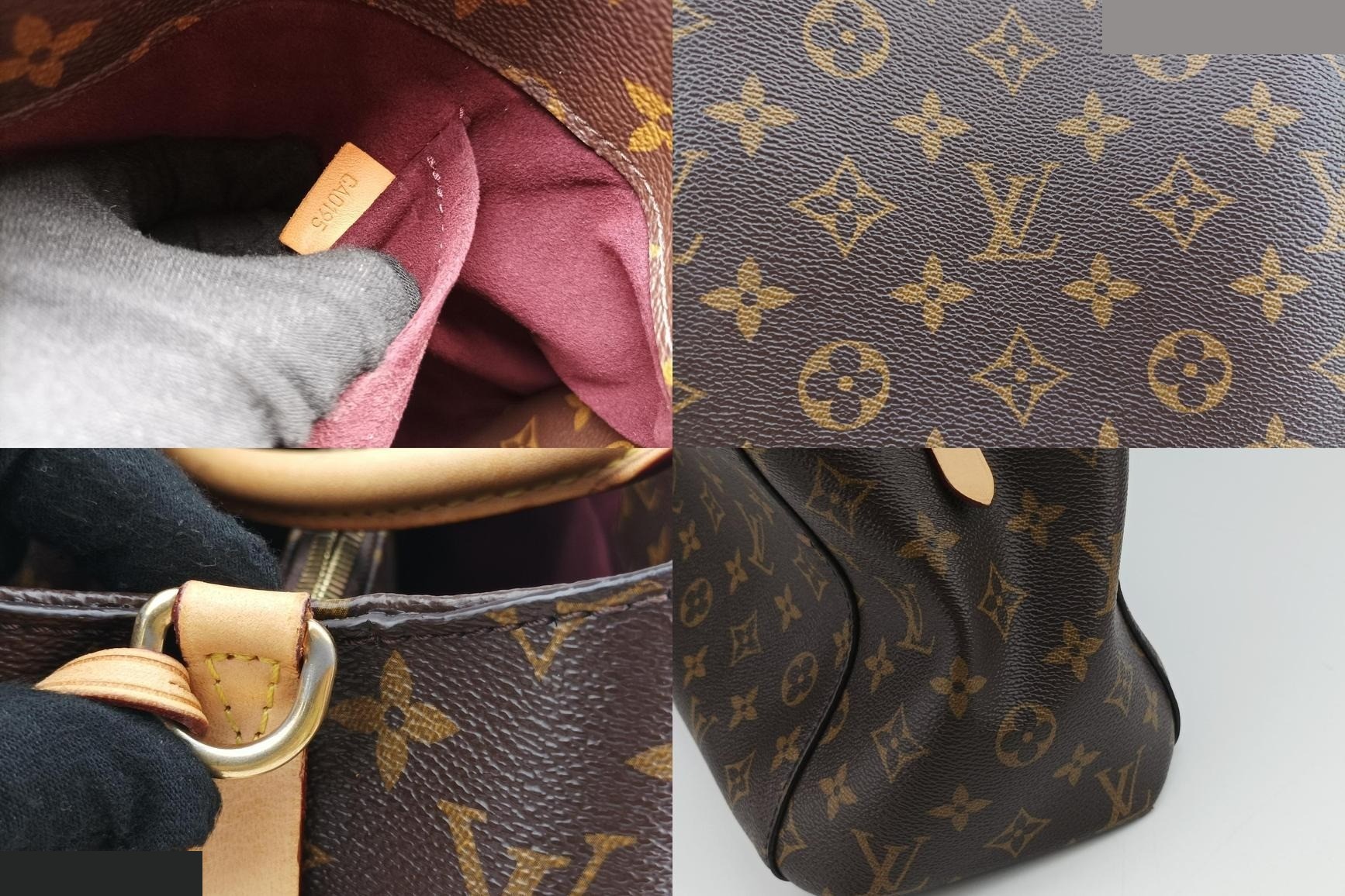 Montaigne MM Monogram Canvas Monogram/Brown — view 8