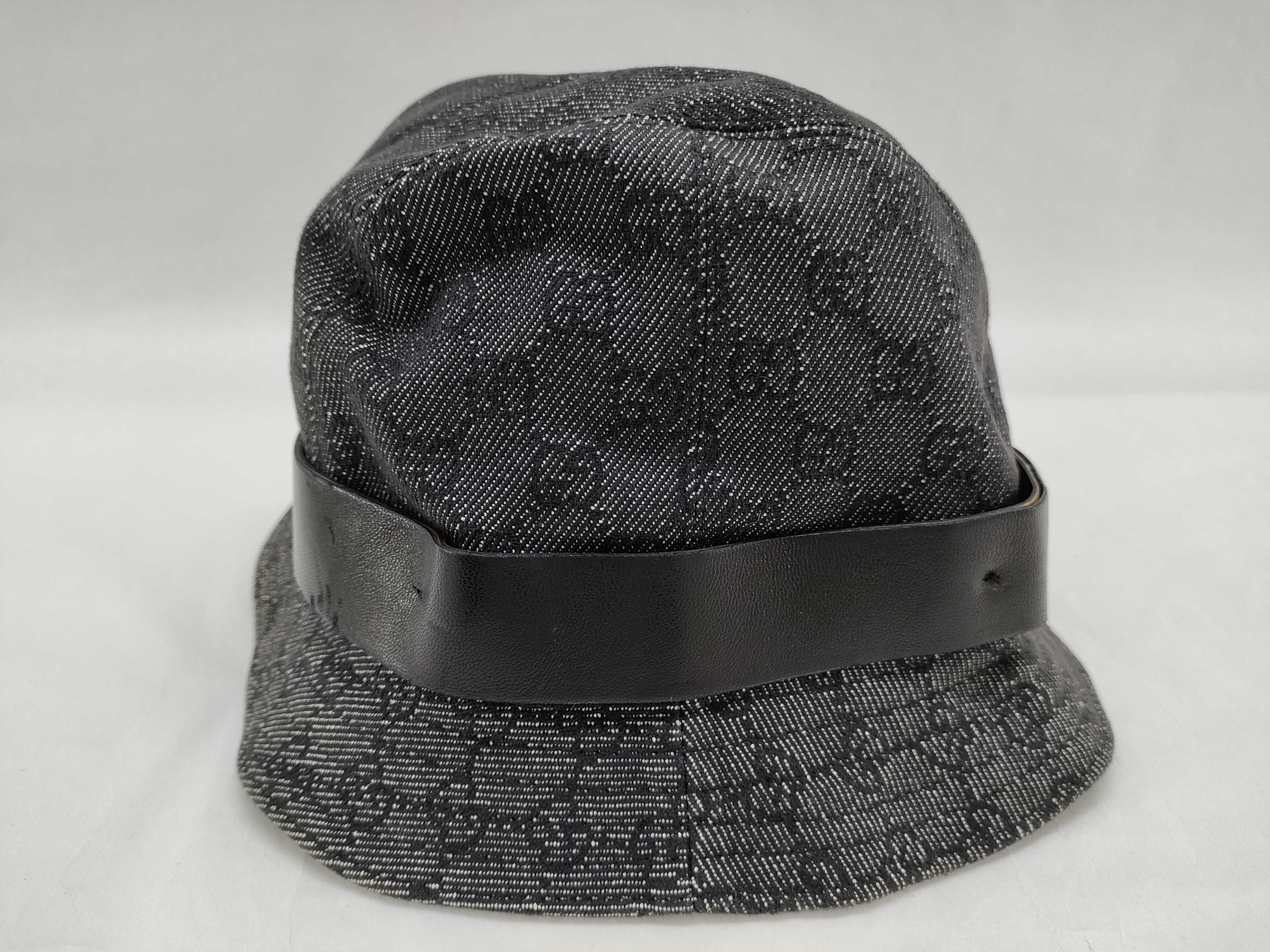GG Canvas Leather Hat M (Other Accessories) — view 4
