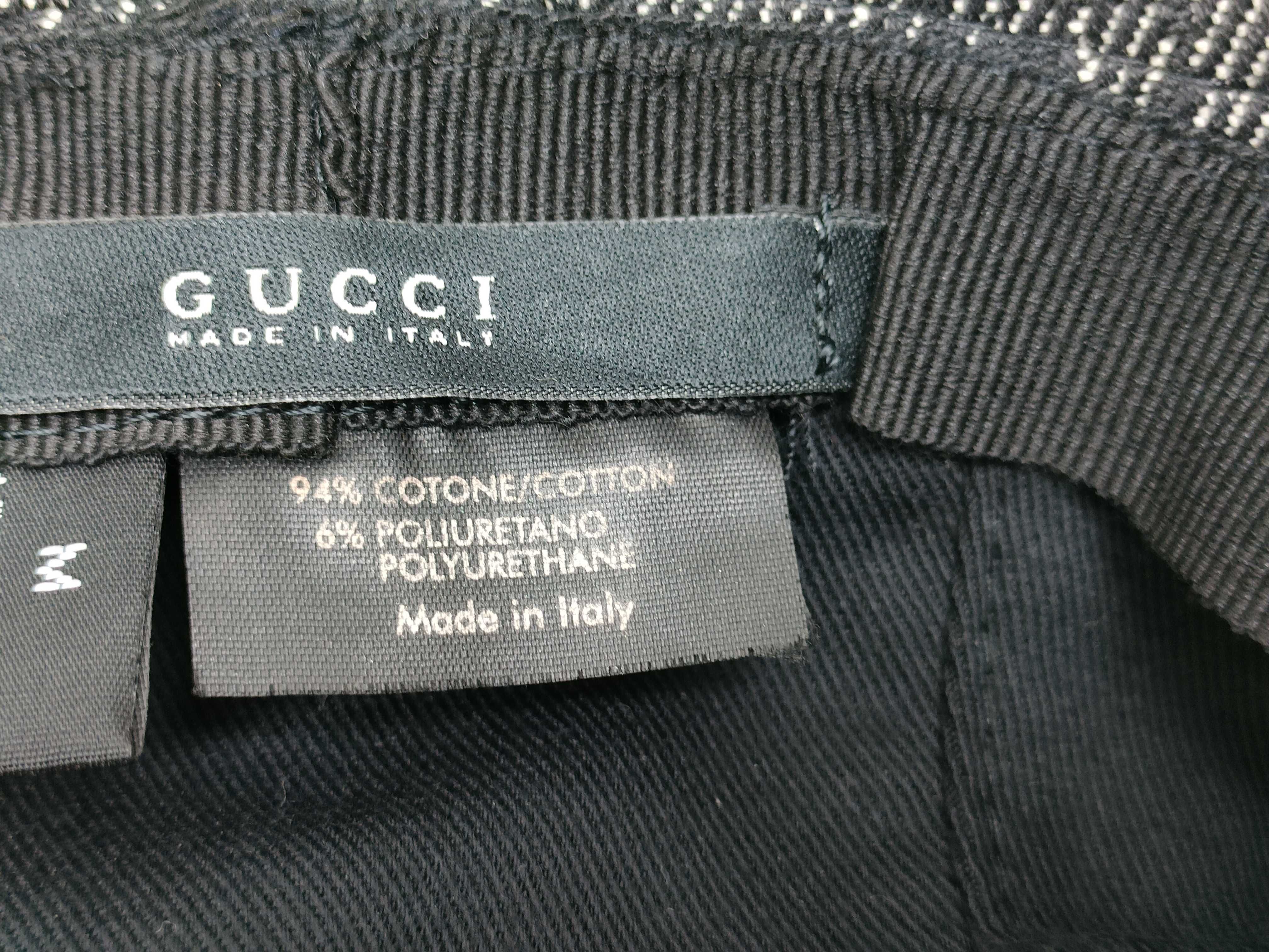 GG Canvas Leather Hat M (Other Accessories) — view 8