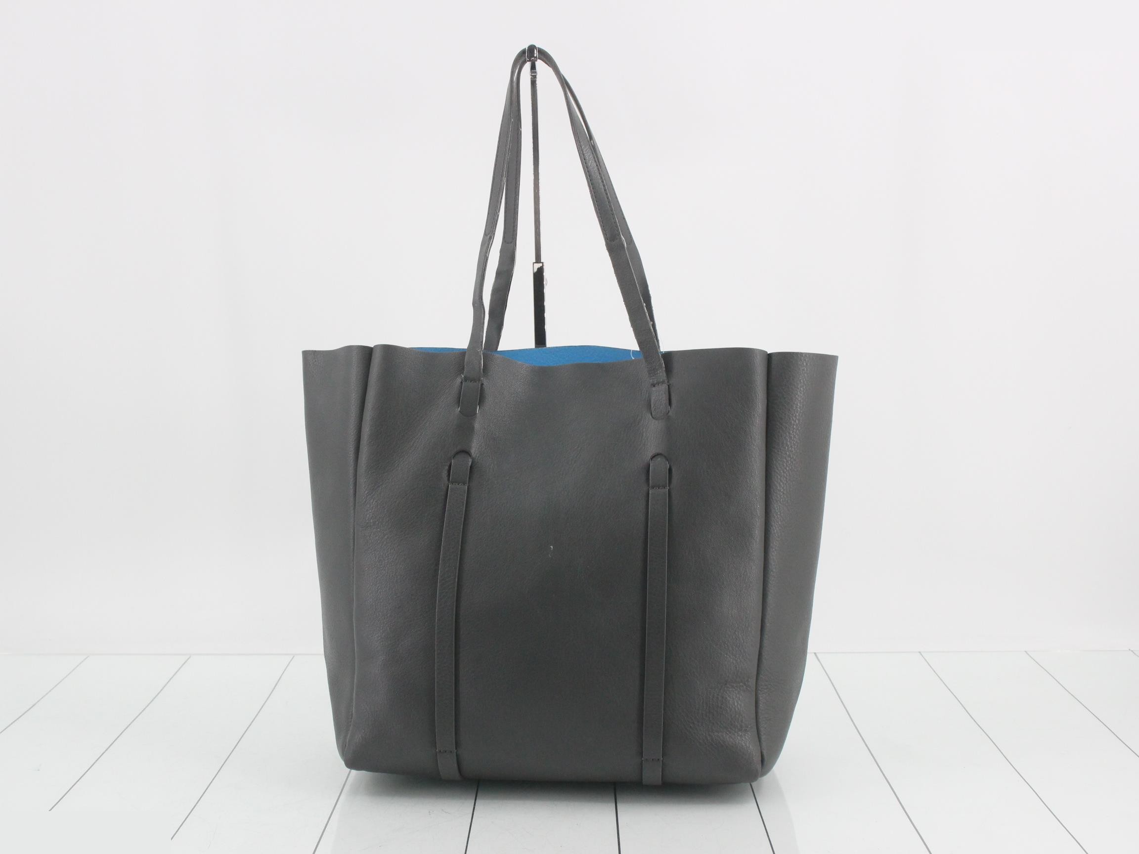 Everyday Tote Bag (Gray/Light Blue), Pouch, Mirror — view 2