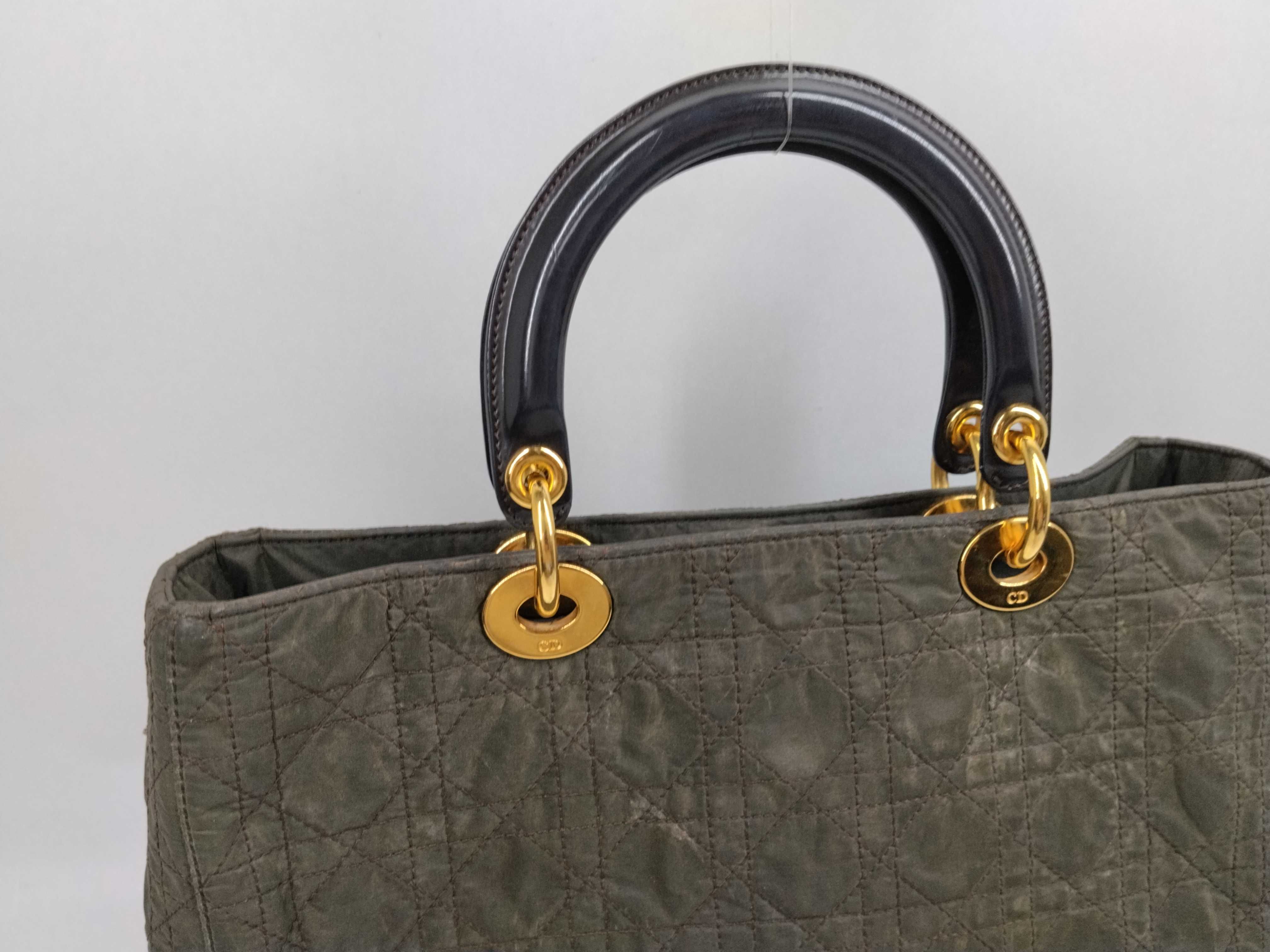Lady Dior Nylon Handbag — view 3