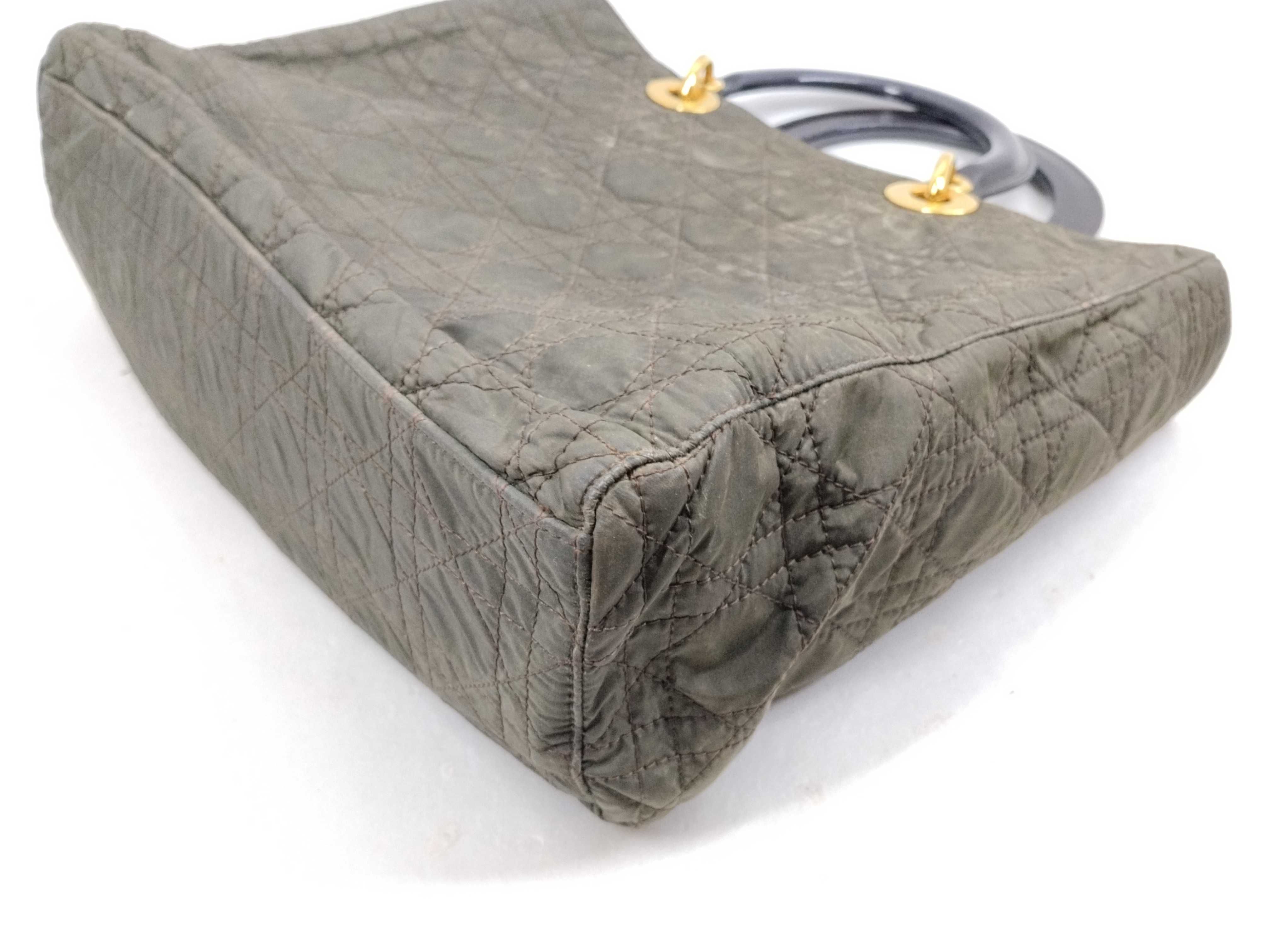 Lady Dior Nylon Handbag — view 6