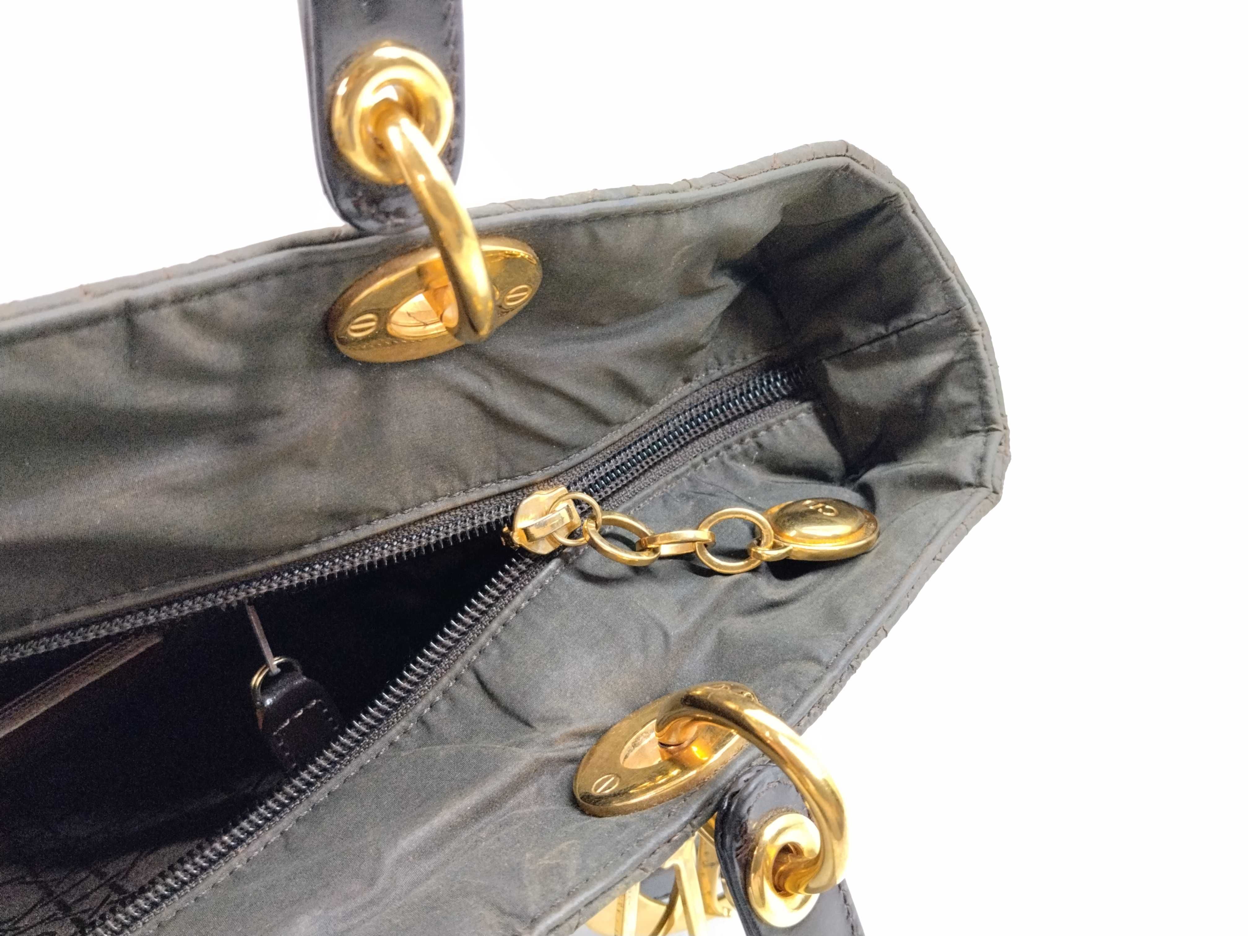 Lady Dior Nylon Handbag — view 9