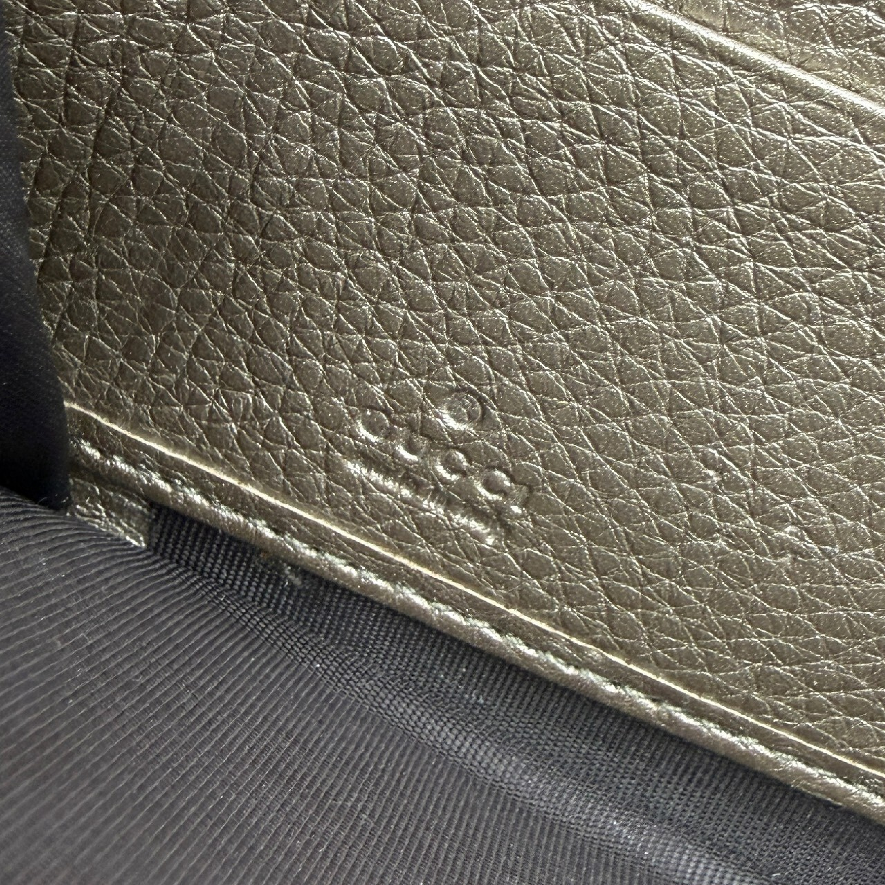 Soho Round Zip Wallet Gold — view 11