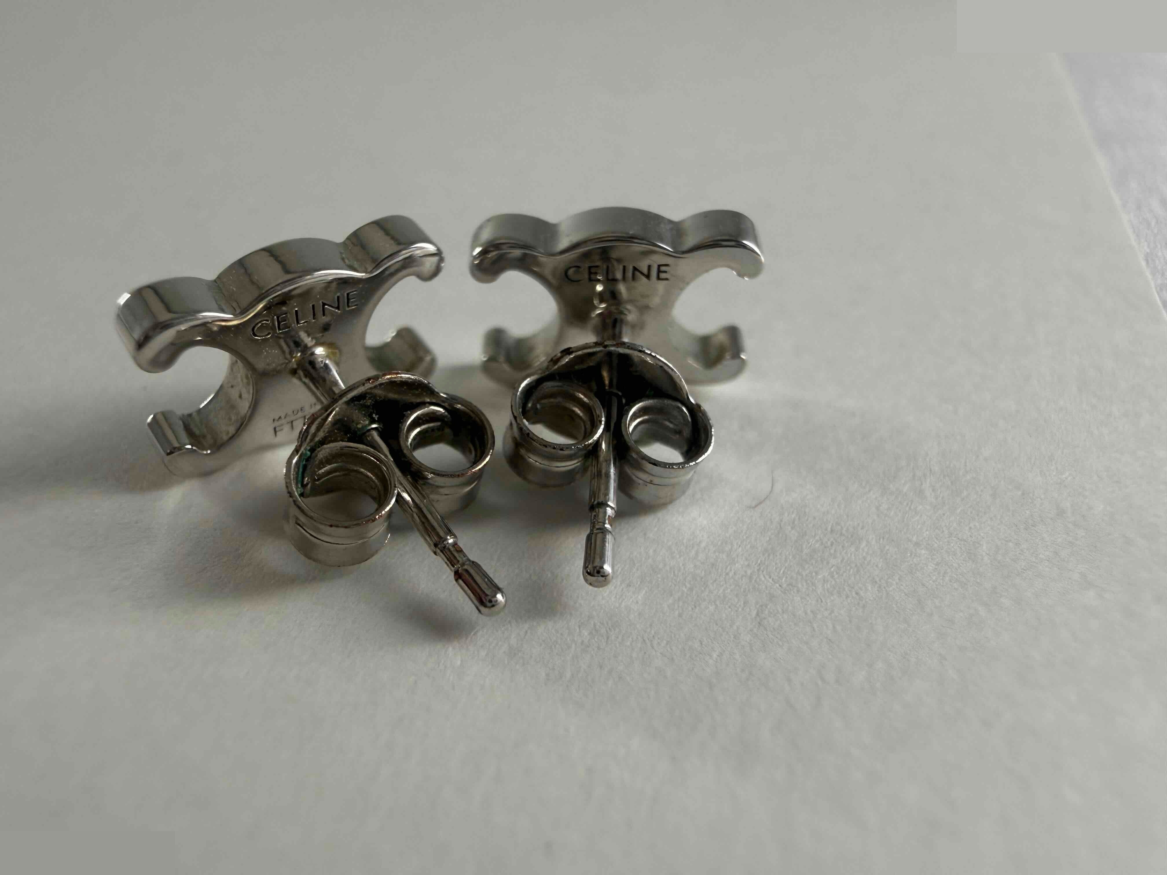 Other lines: Precious metals, earrings, Triomphe, silver — view 2