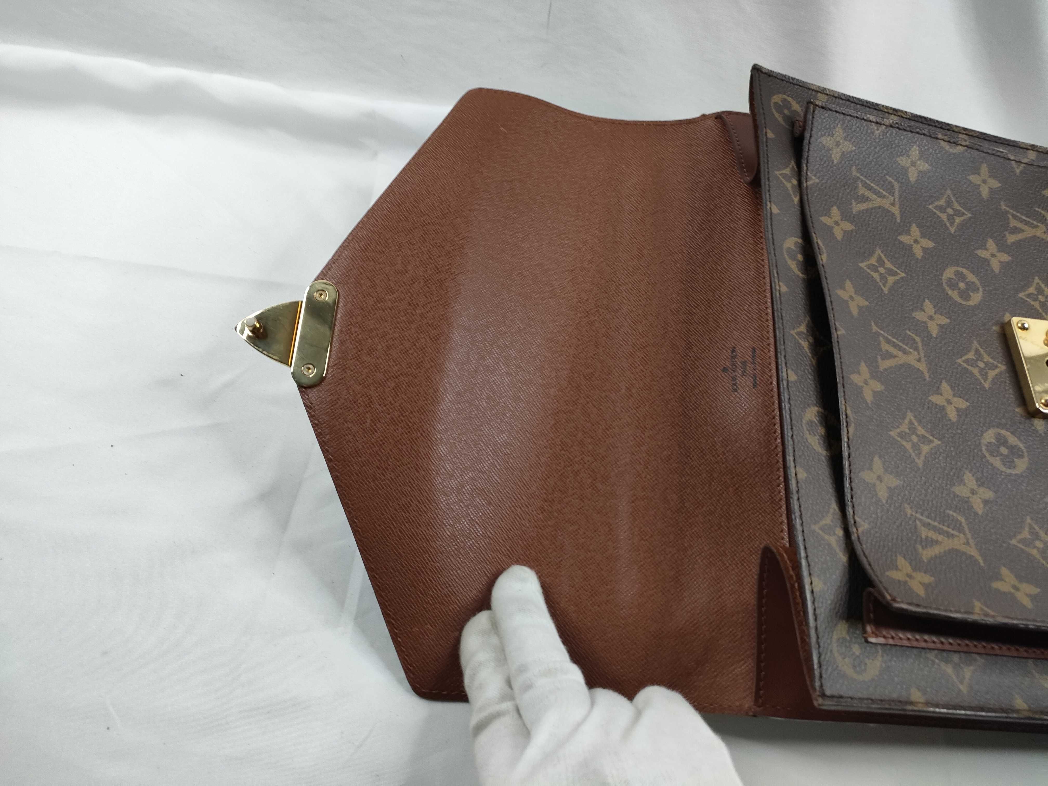 Monogram Louis Vuitton M51185 Monceau Handbag Monogram Handbag — view 9