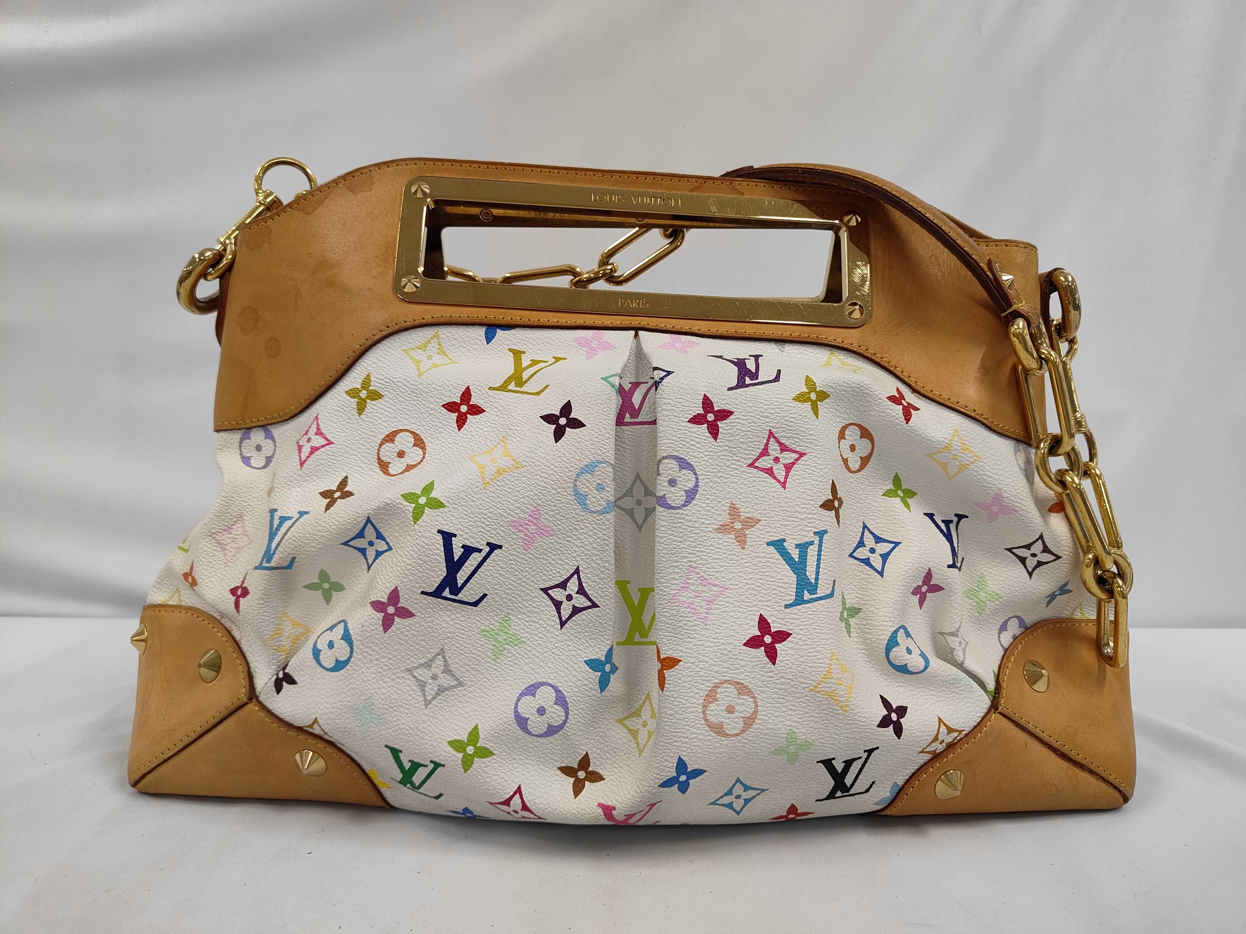 Judy Monogram Multicolor Handbag Shoulder Bag 2-Way Shoulder Bag