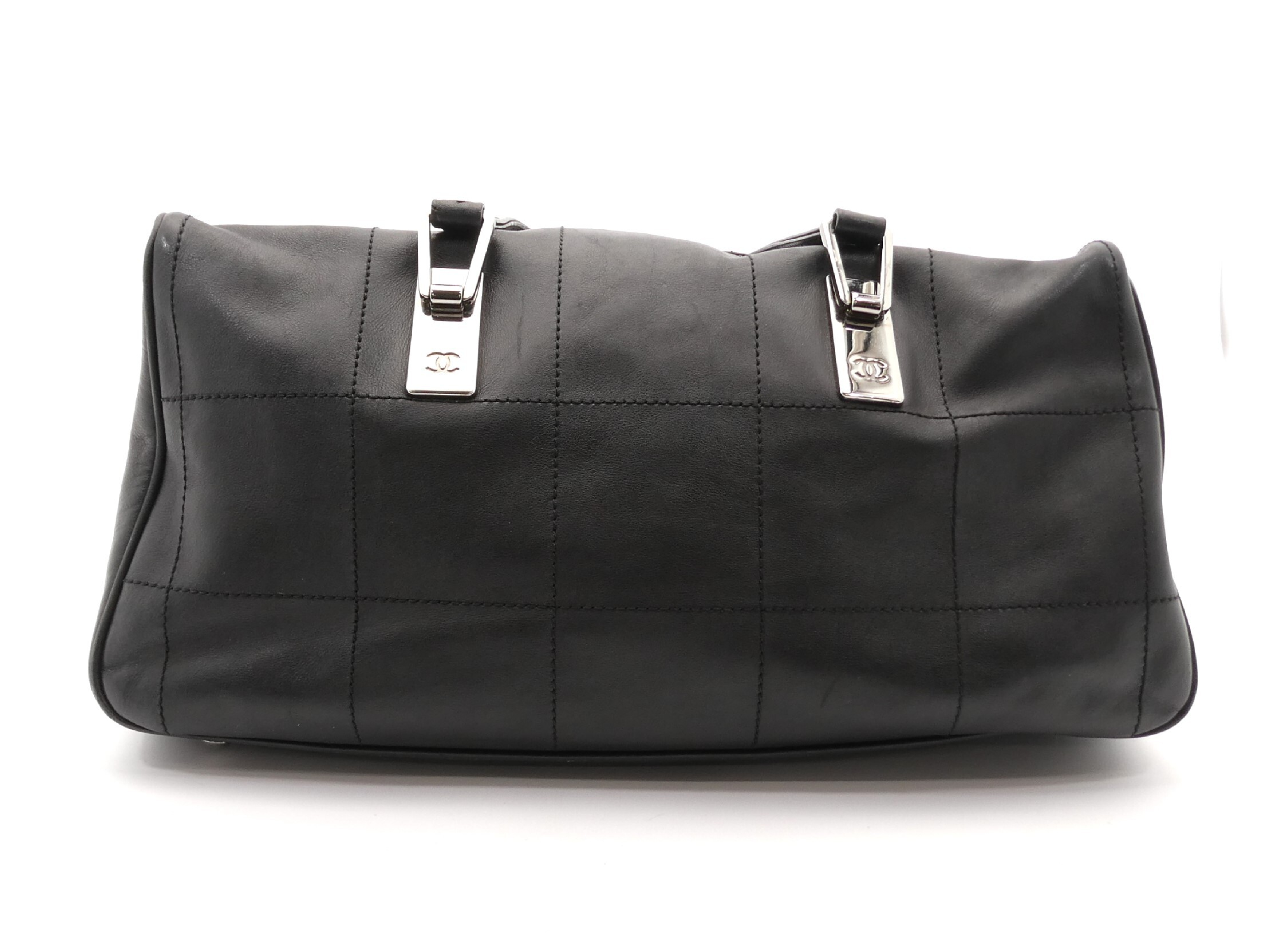 Chocolate Bar Coco Mark Leather Handbag — view 2
