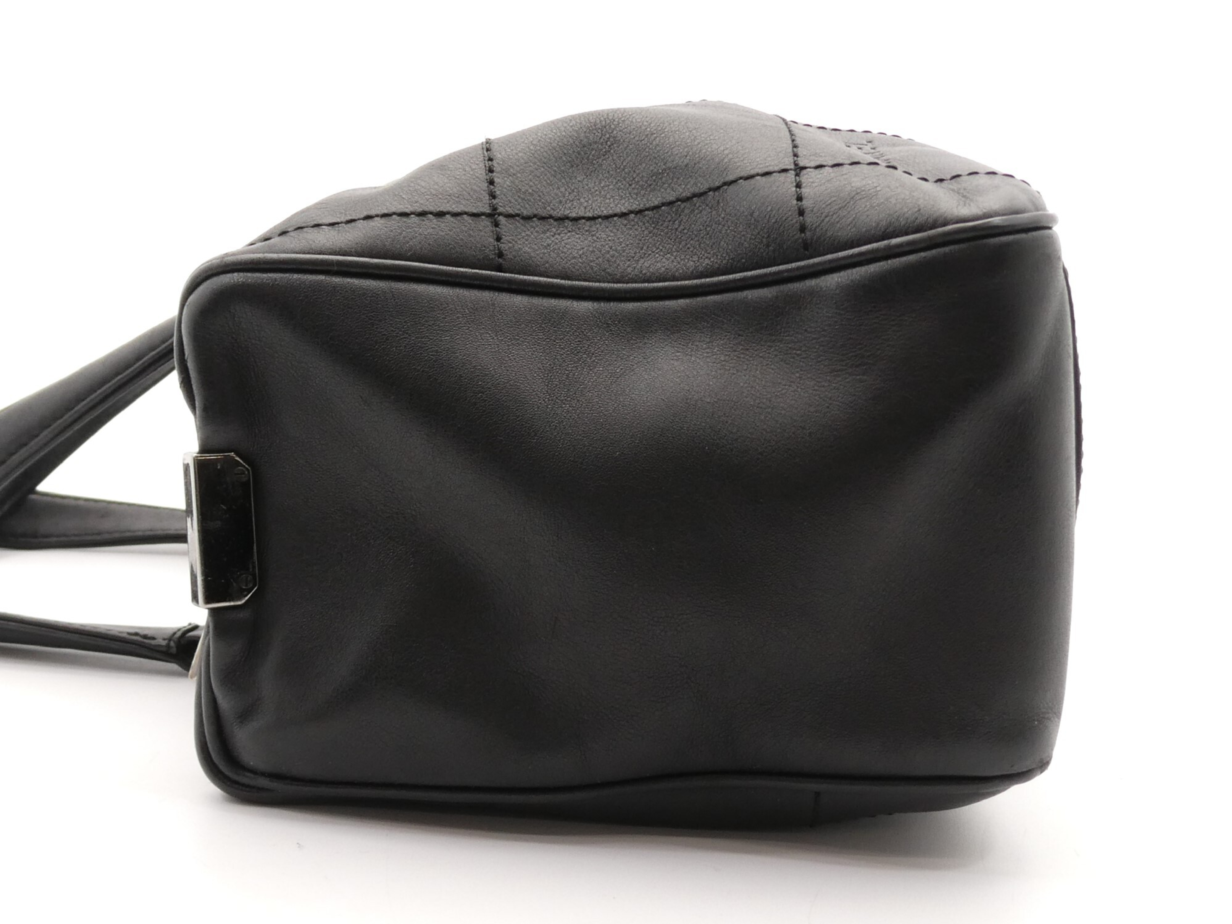 Chocolate Bar Coco Mark Leather Handbag — view 3