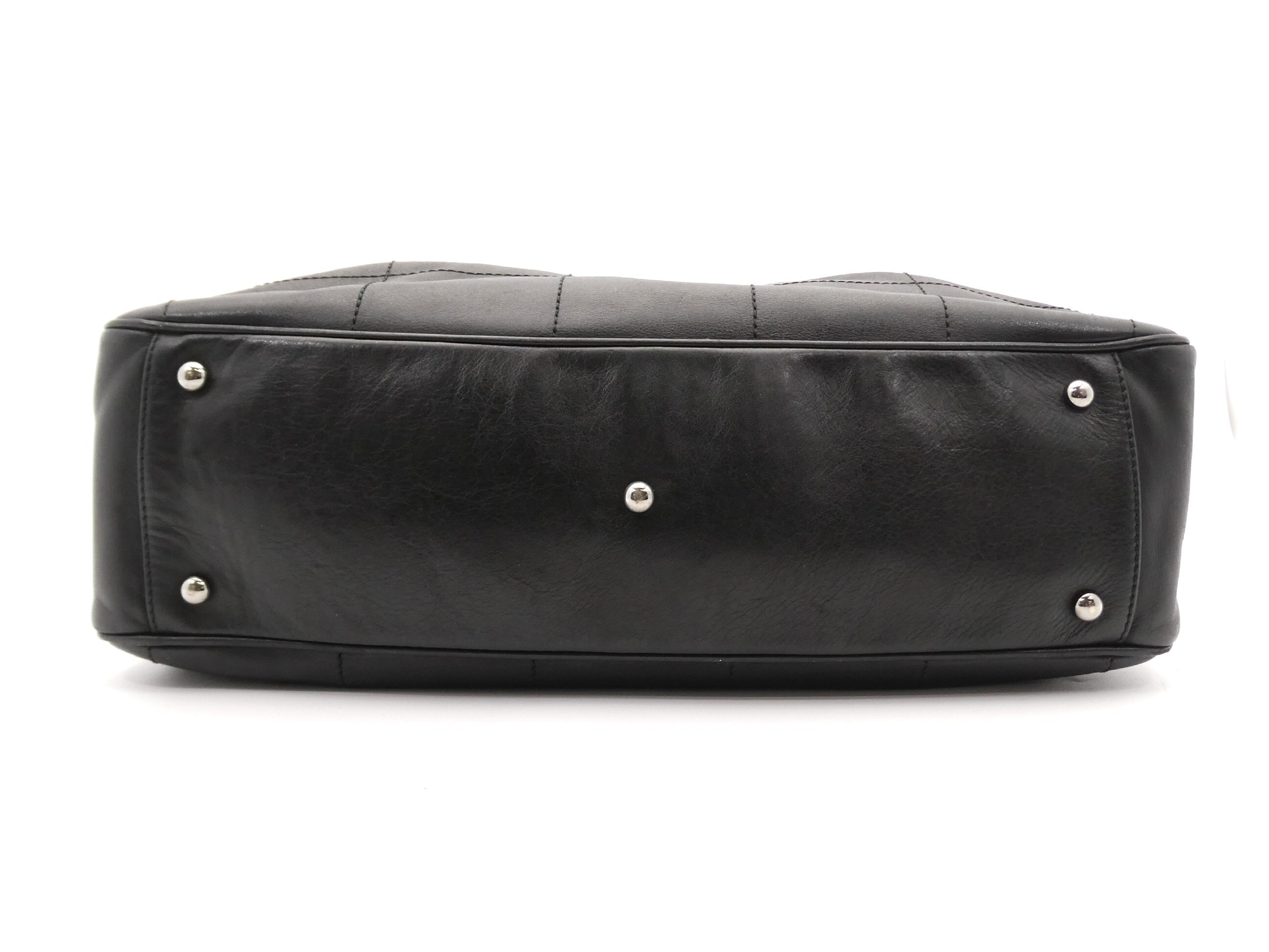 Chocolate Bar Coco Mark Leather Handbag — view 5