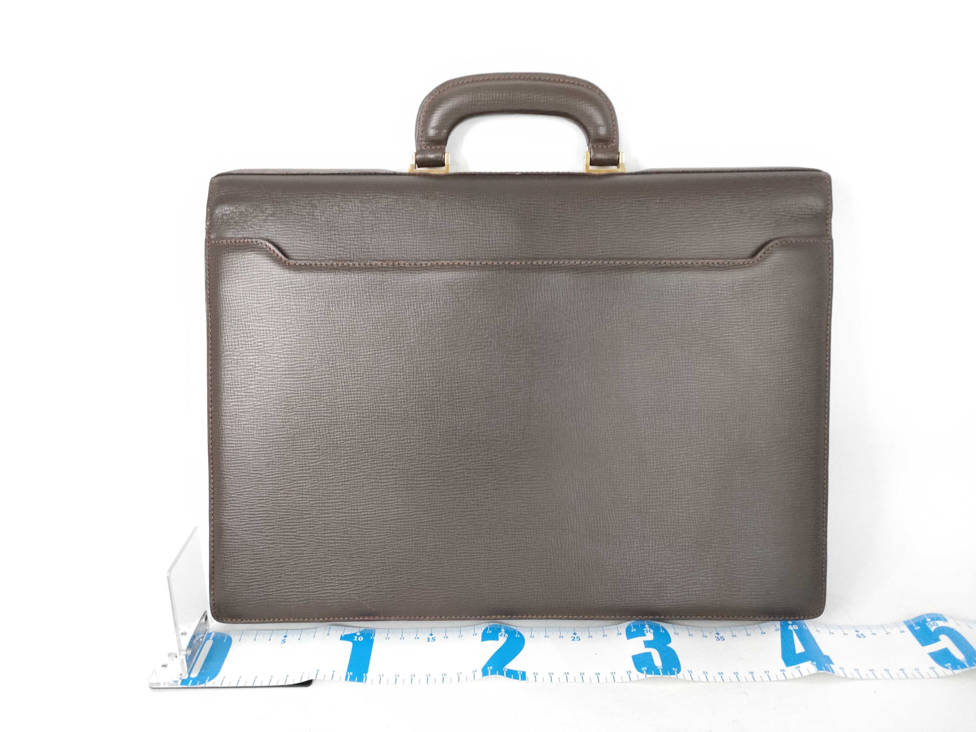 Business Bag Briefcase Brown Leather Business Bag — view 2