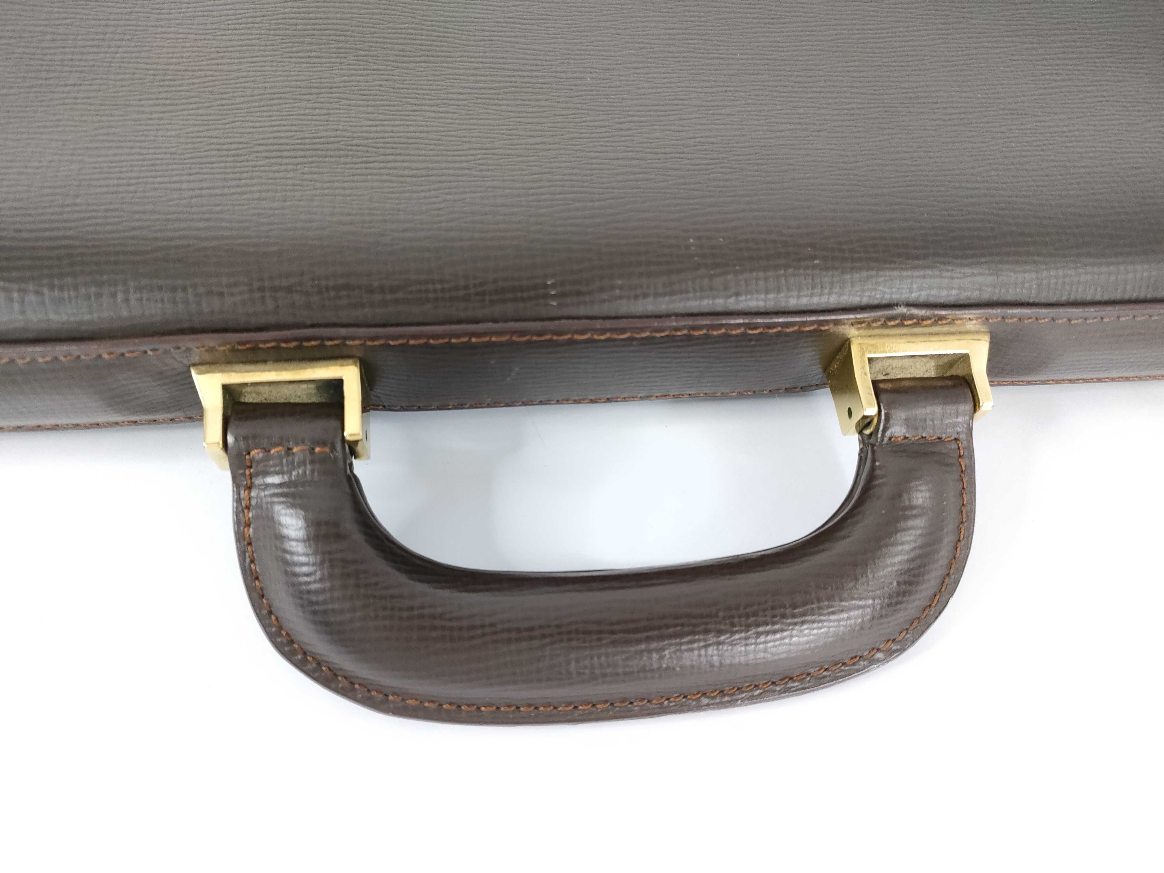 Business Bag Briefcase Brown Leather Business Bag — view 3