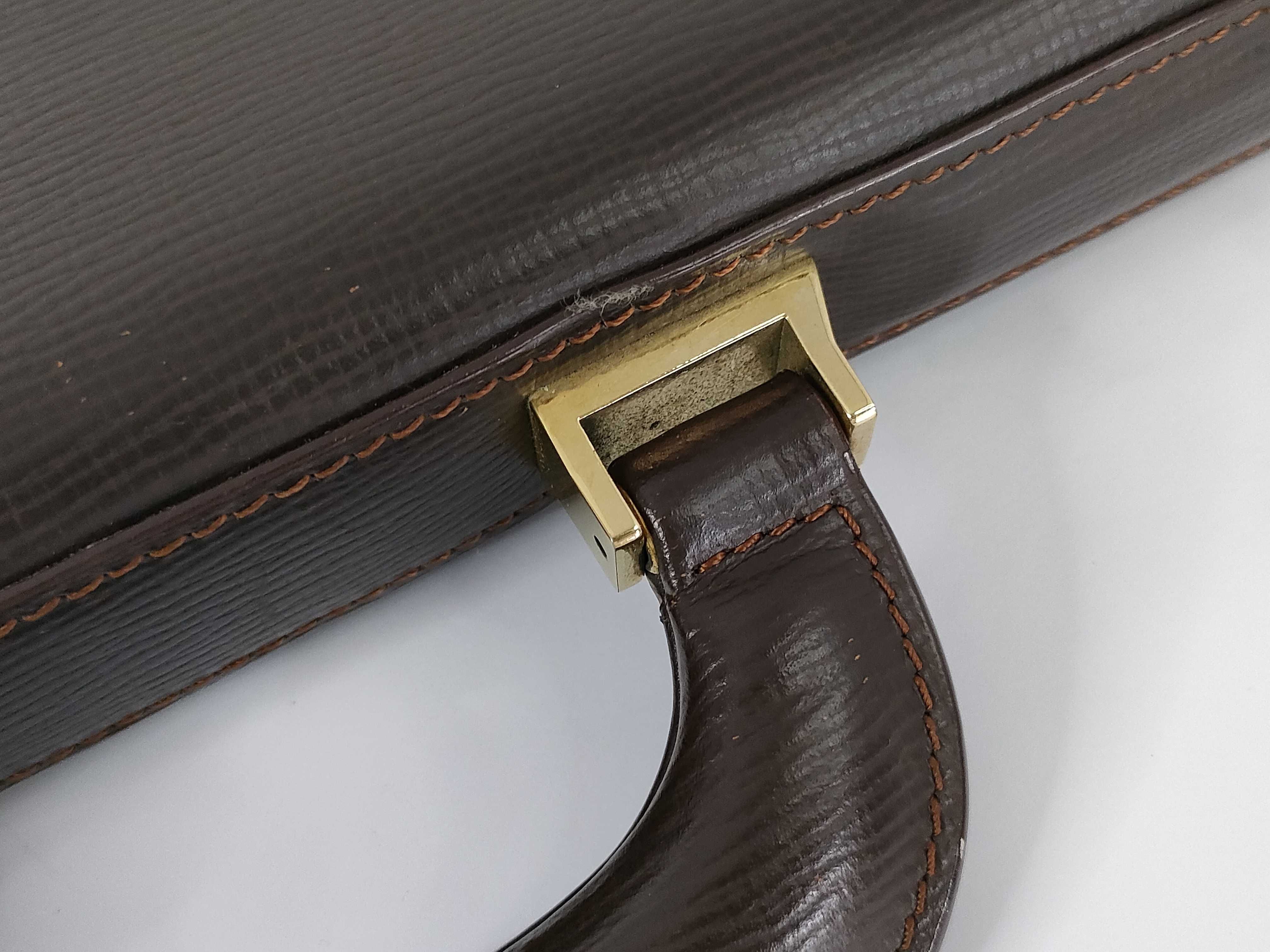 Business Bag Briefcase Brown Leather Business Bag — view 5