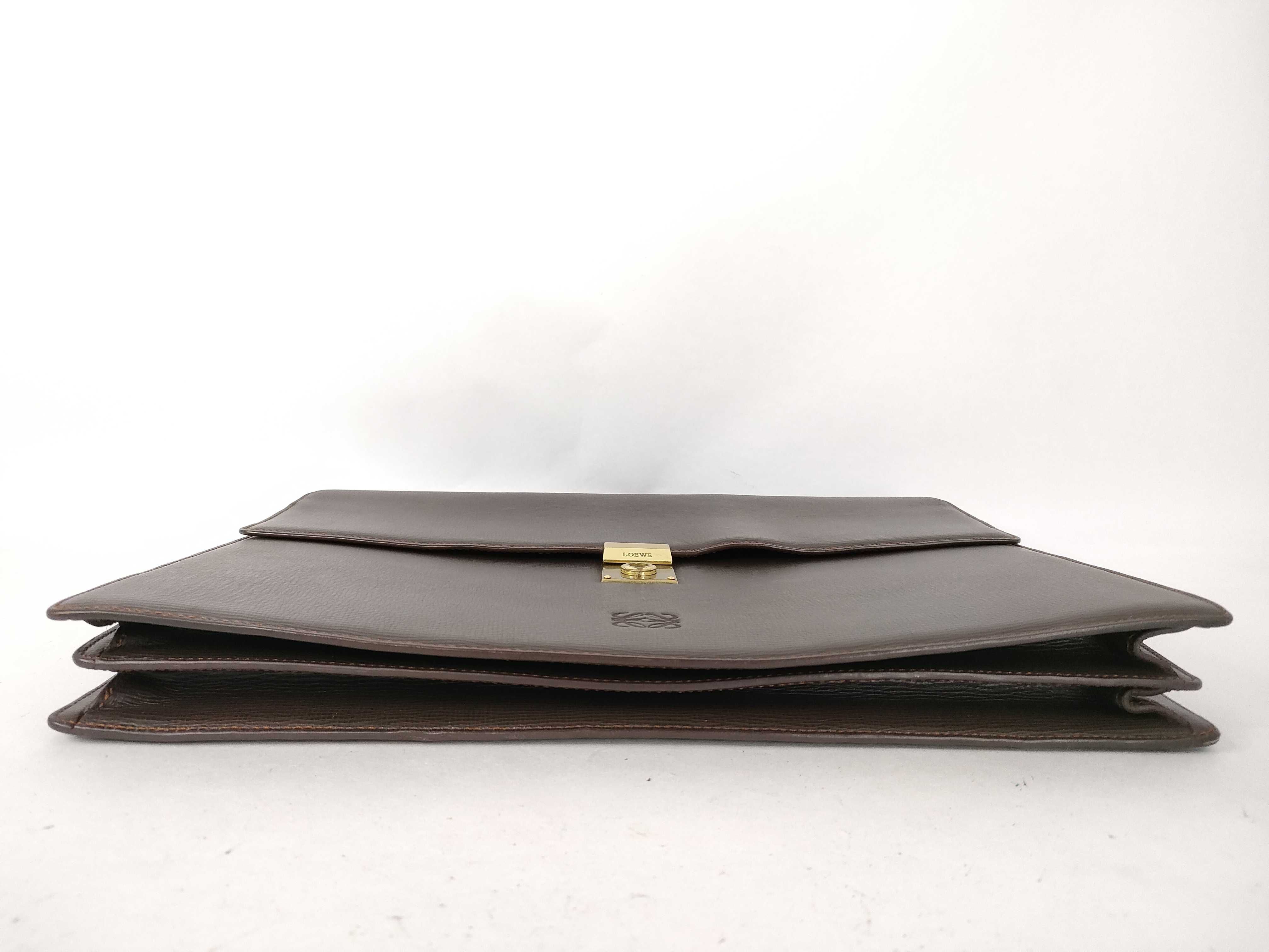 Business Bag Briefcase Brown Leather Business Bag — view 7