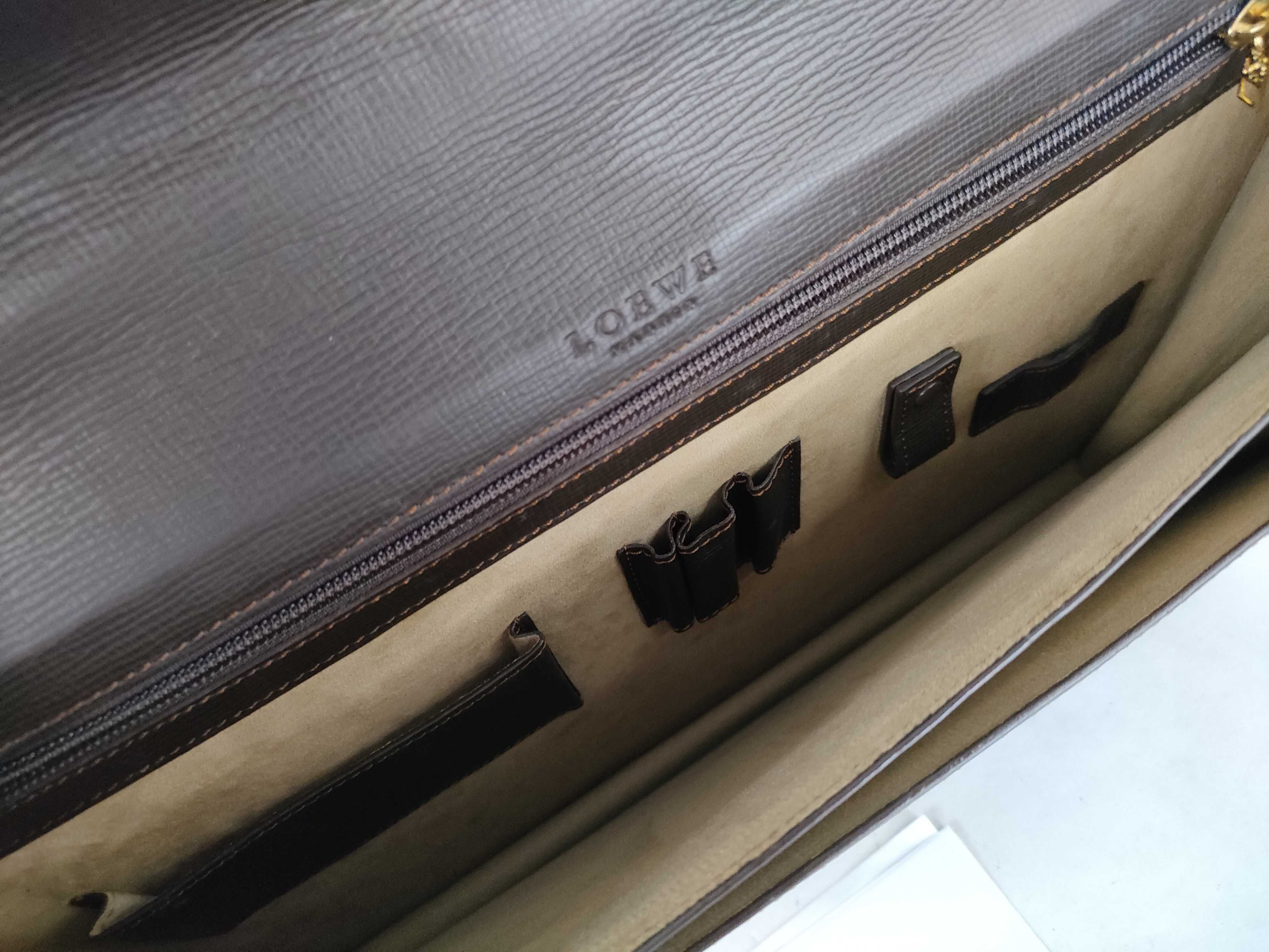 Business Bag Briefcase Brown Leather Business Bag — view 10