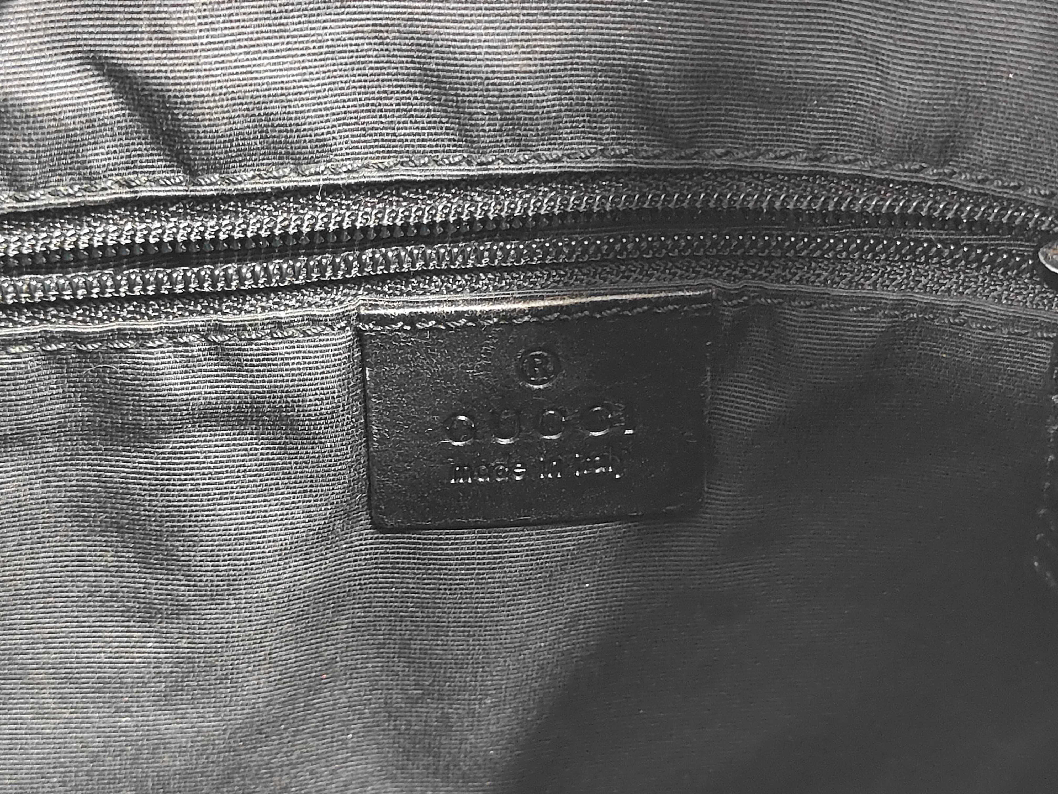 GG Canvas Shoulder Bag, Black — view 9