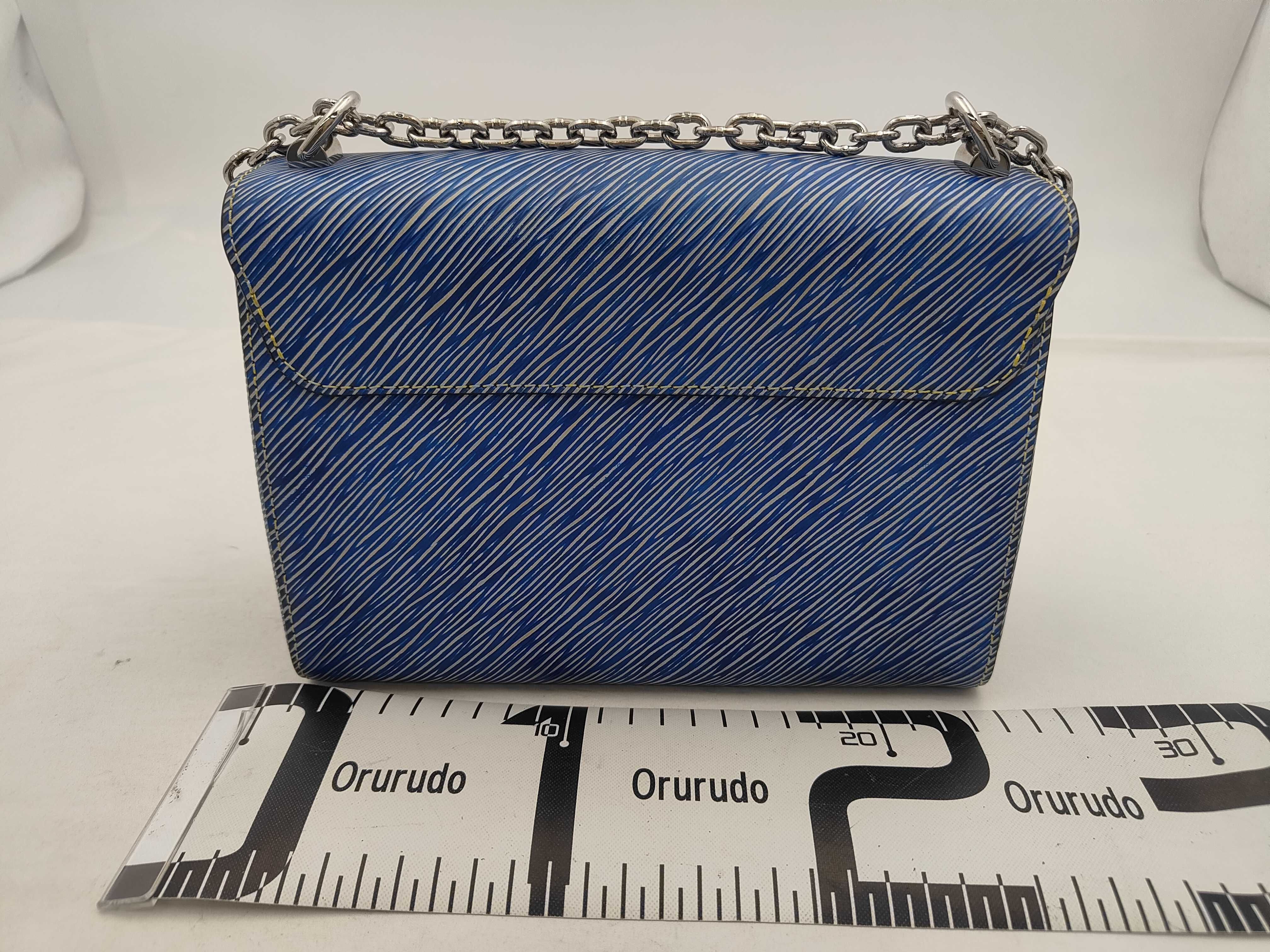Epi Twist MM M50271 Leather Denim Shoulder Bag — view 2