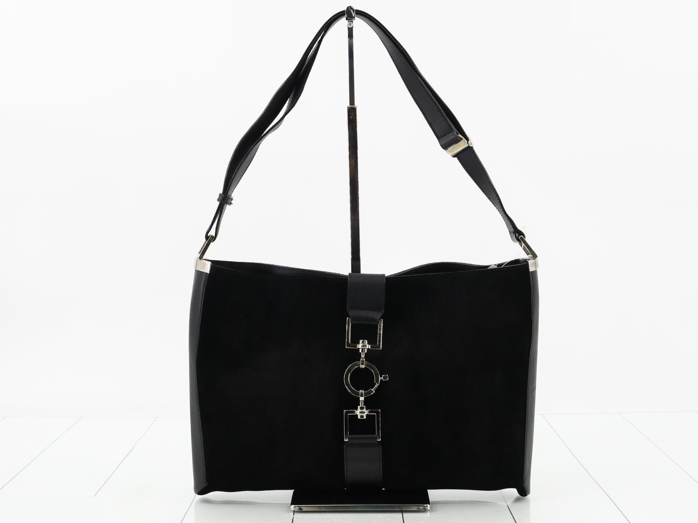 Jackie Suede Shoulder Bag