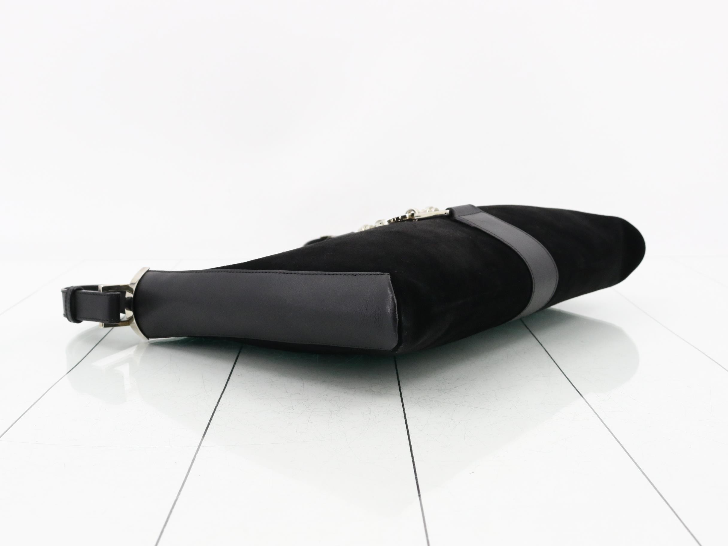 Jackie Suede Shoulder Bag — view 5