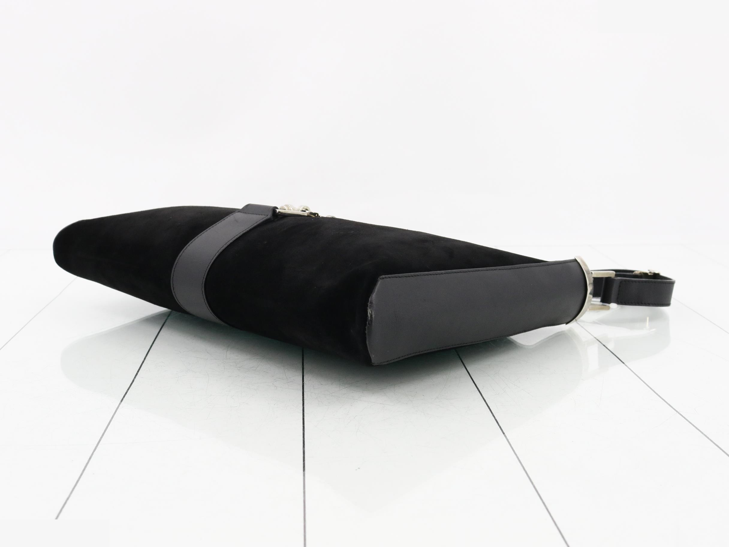 Jackie Suede Shoulder Bag — view 6