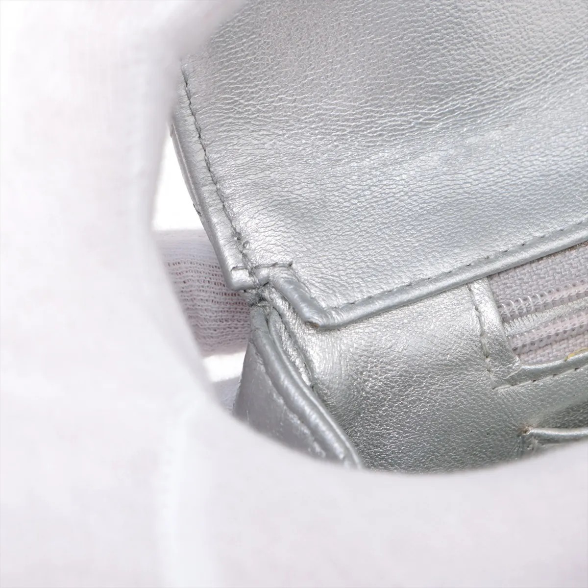 Matelasse Lambskin Handbag Parent-Child Bag Silver Gold Hardware 2967934 2nd Edition Parents Only — view 13