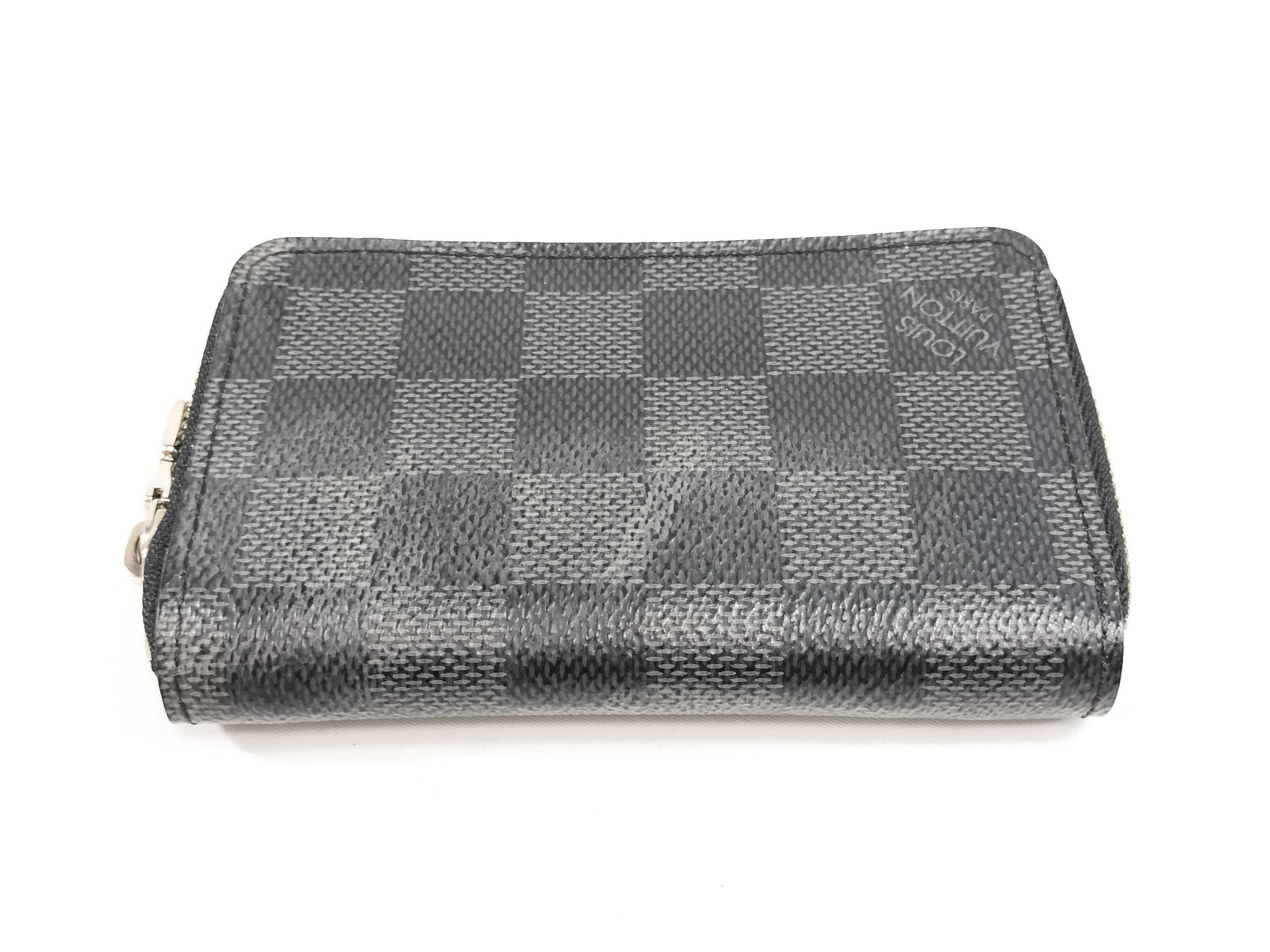 Damier Graphite M63076 Zippy Coin Purse Coin Case