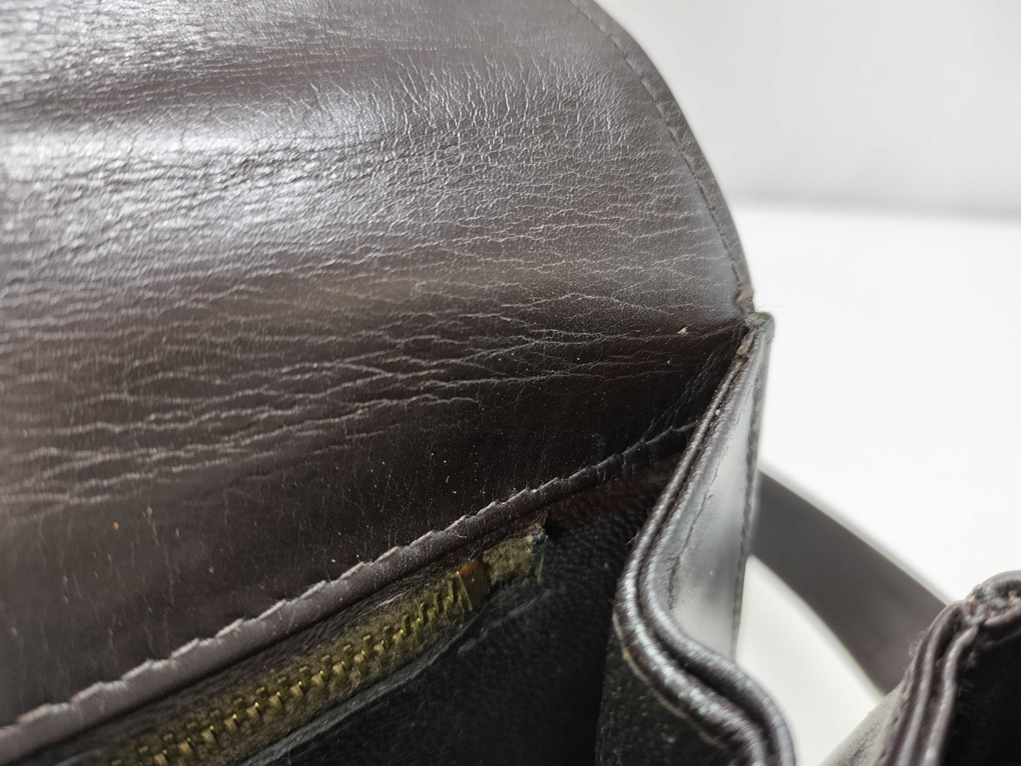 Carriage Hardware Calf Leather Shoulder Bag — view 12
