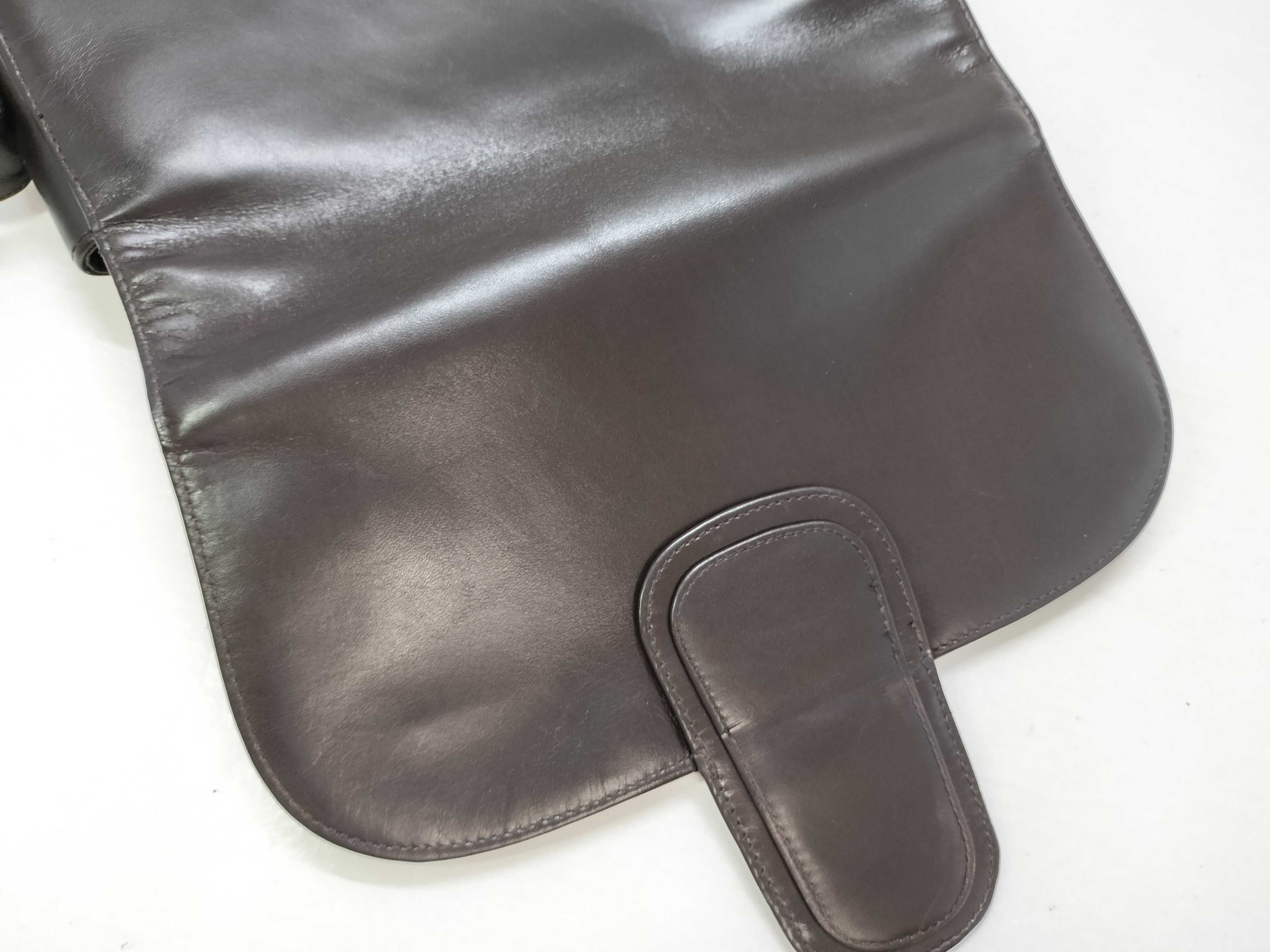 Carriage Hardware Calf Leather Shoulder Bag — view 13