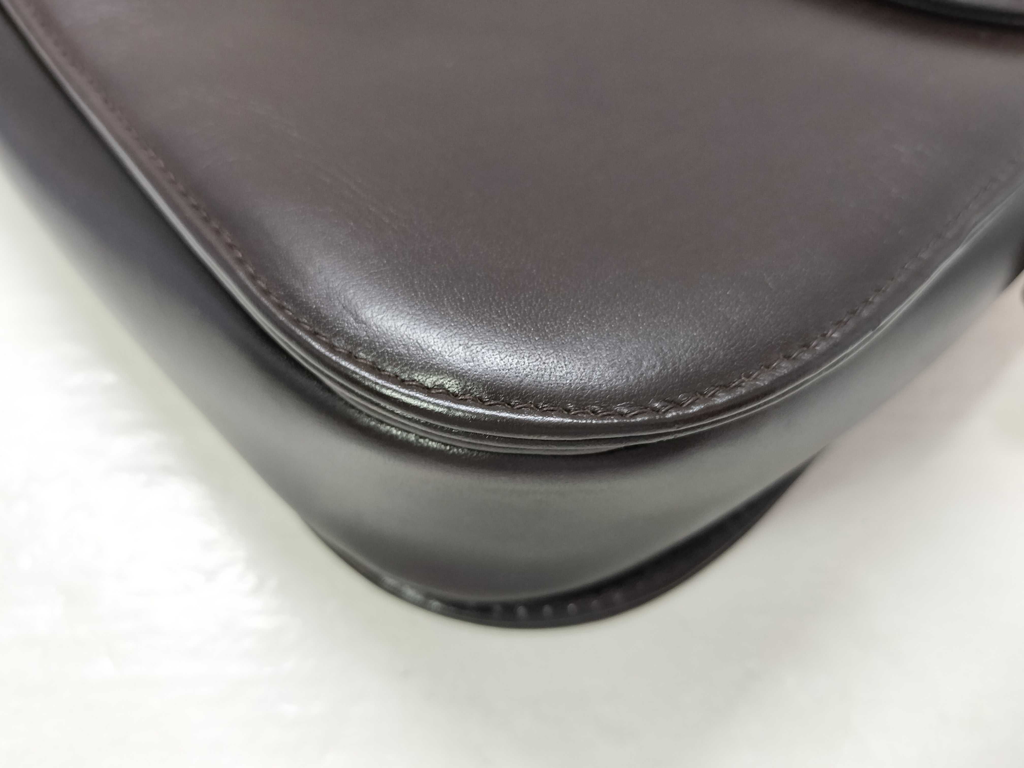 Carriage Hardware Calf Leather Shoulder Bag — view 6