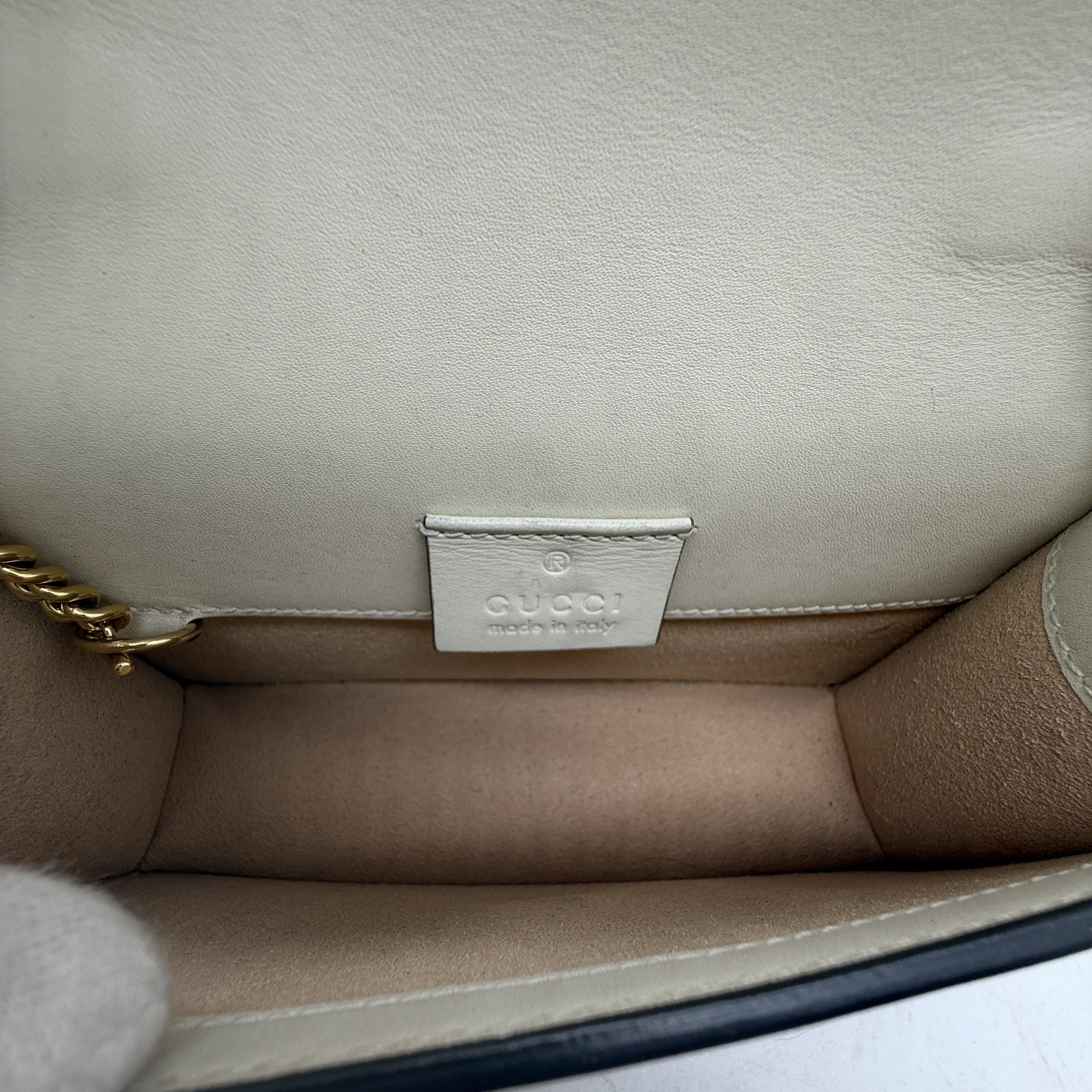 Sylvie Leather Chain Shoulder Bag — view 12
