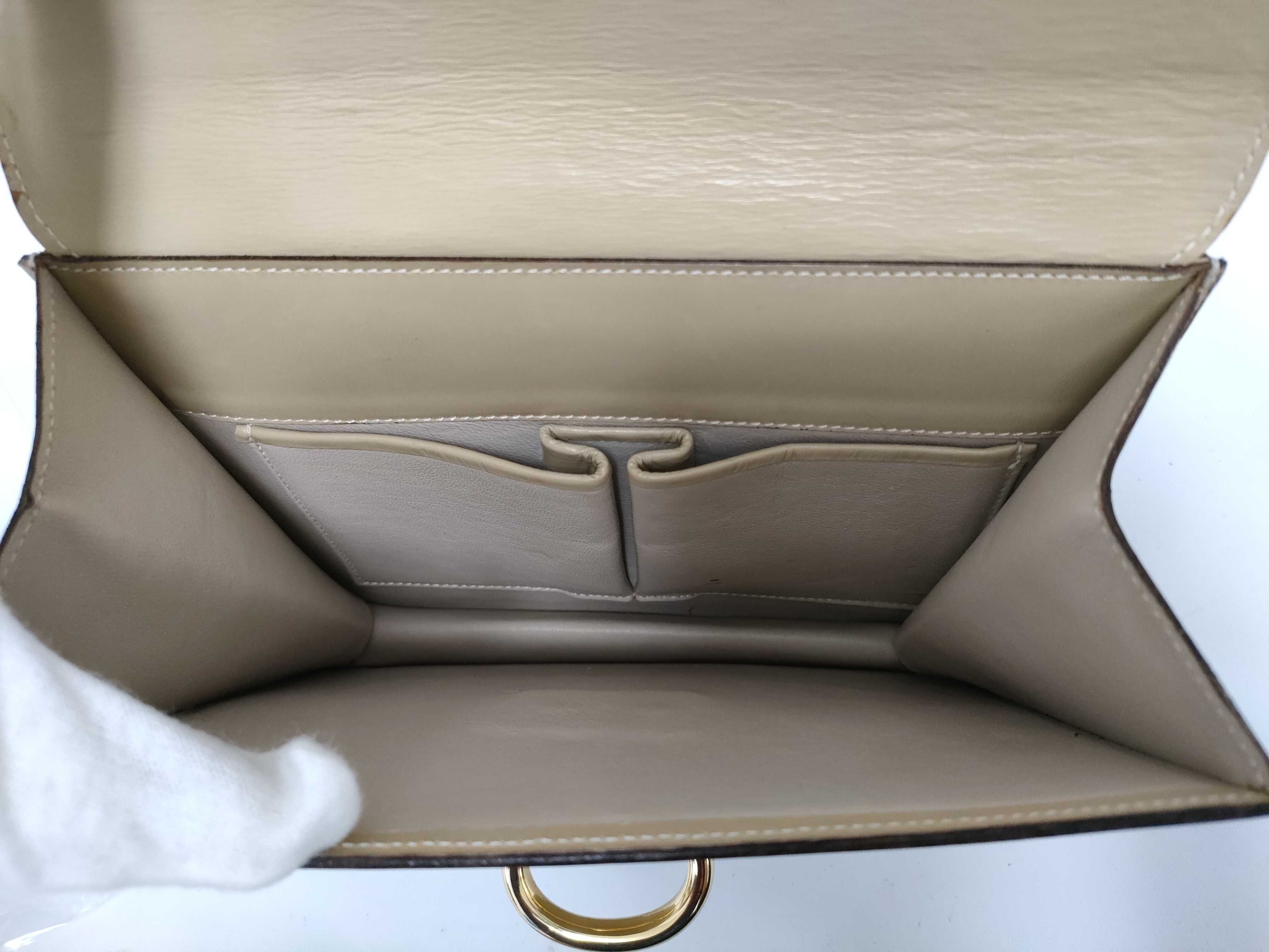 Leather/Beige Handbag — view 11