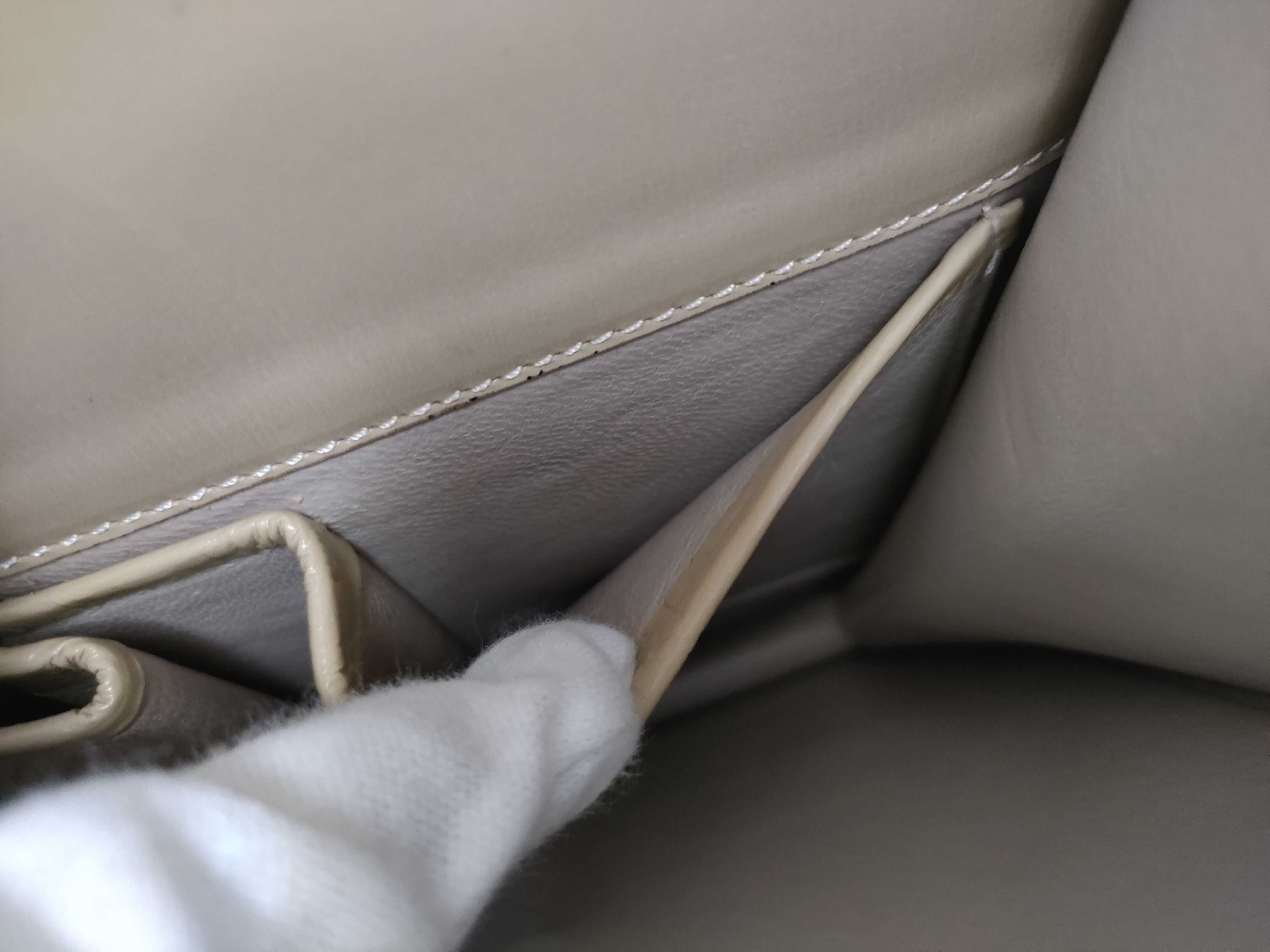 Leather/Beige Handbag — view 12