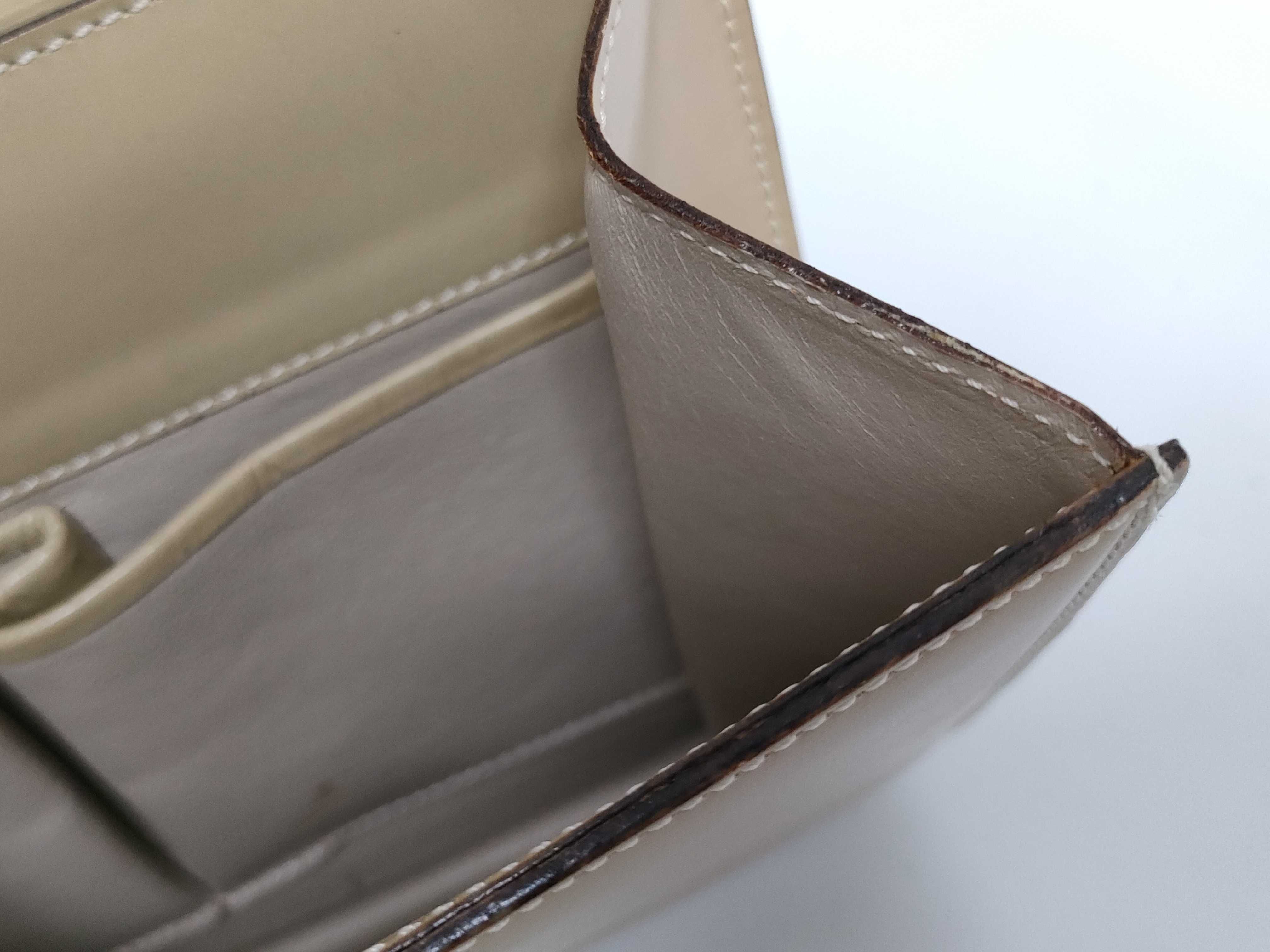 Leather/Beige Handbag — view 13