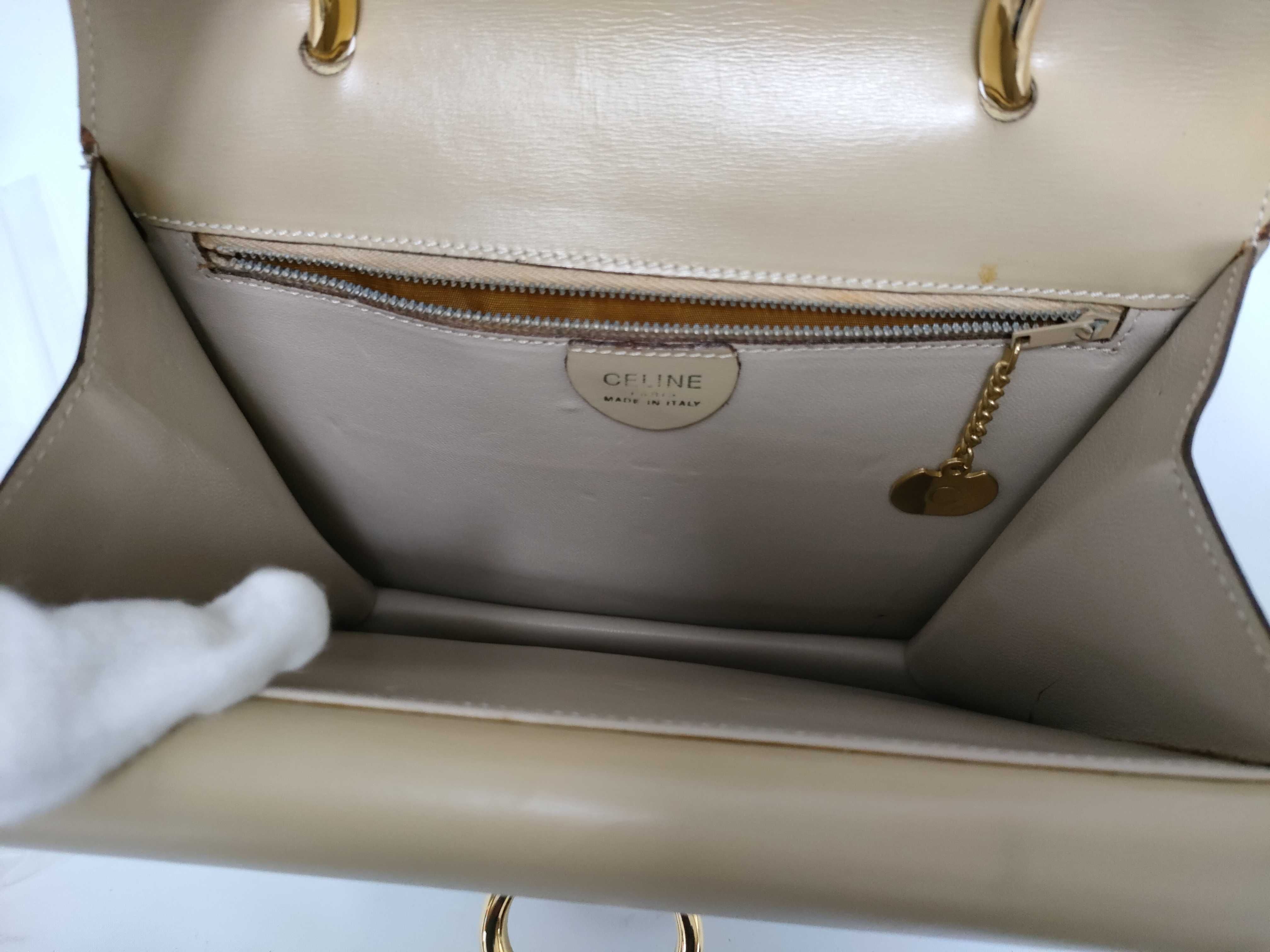 Leather/Beige Handbag — view 14