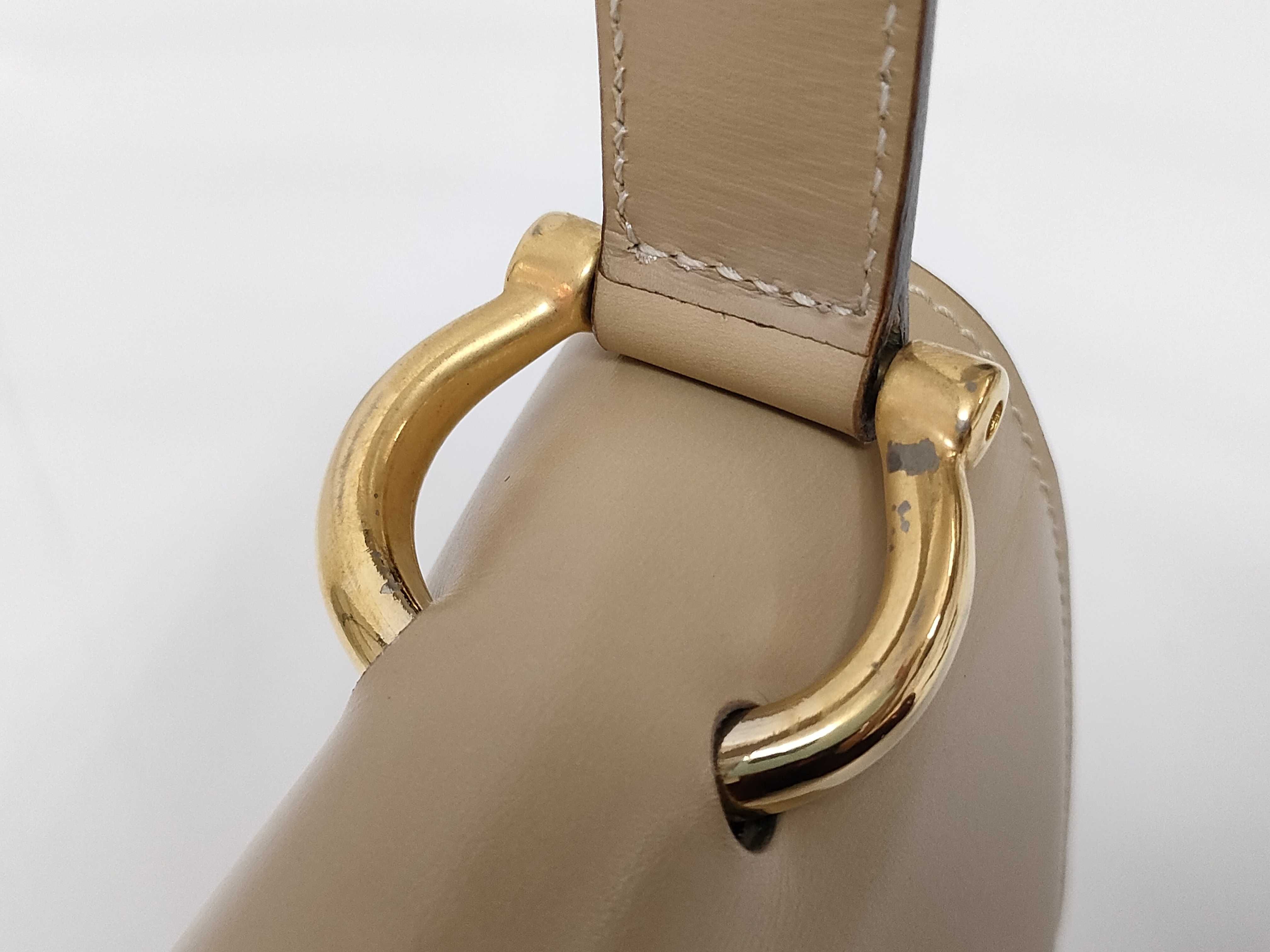 Leather/Beige Handbag — view 5