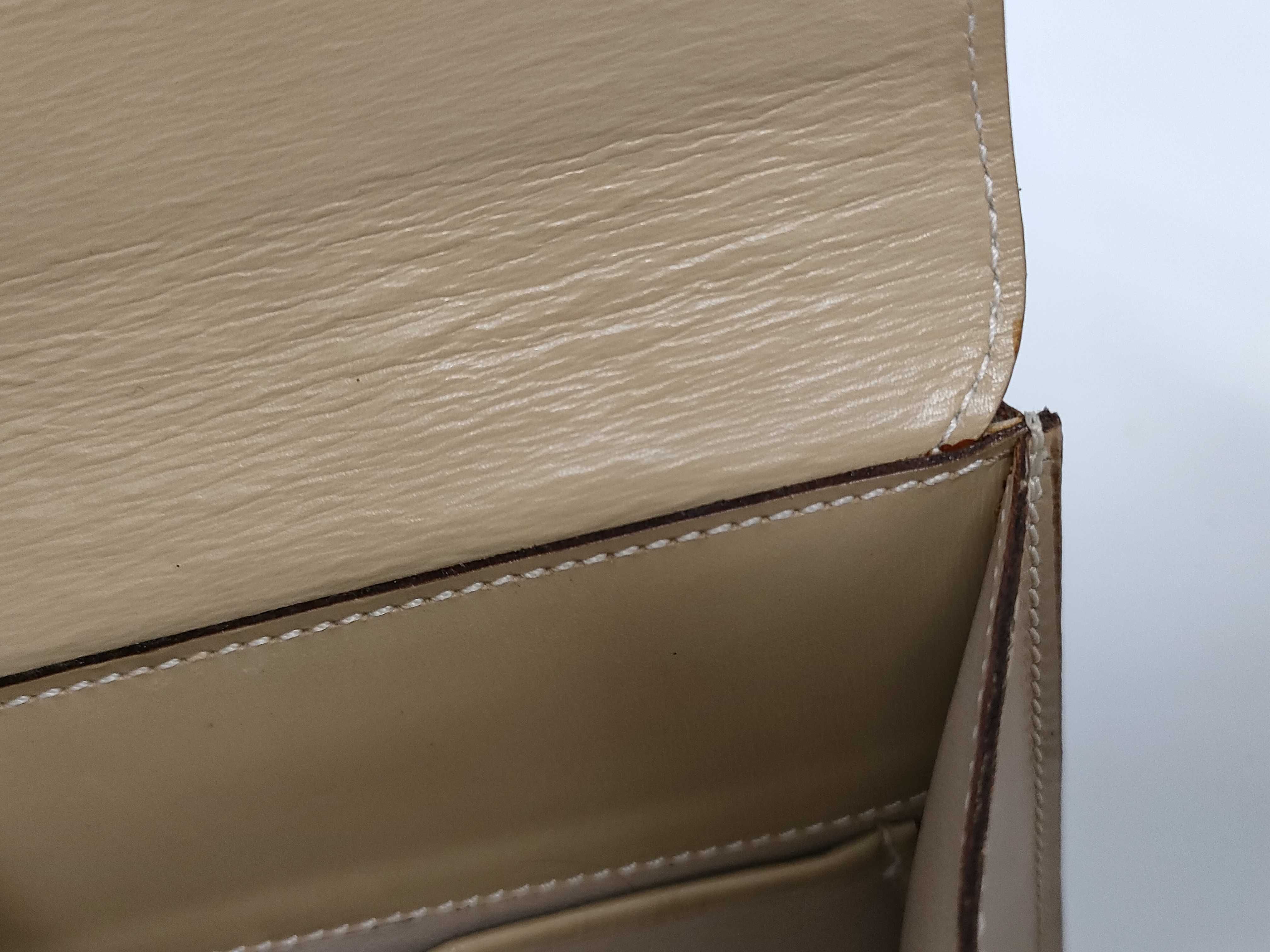 Leather/Beige Handbag — view 10