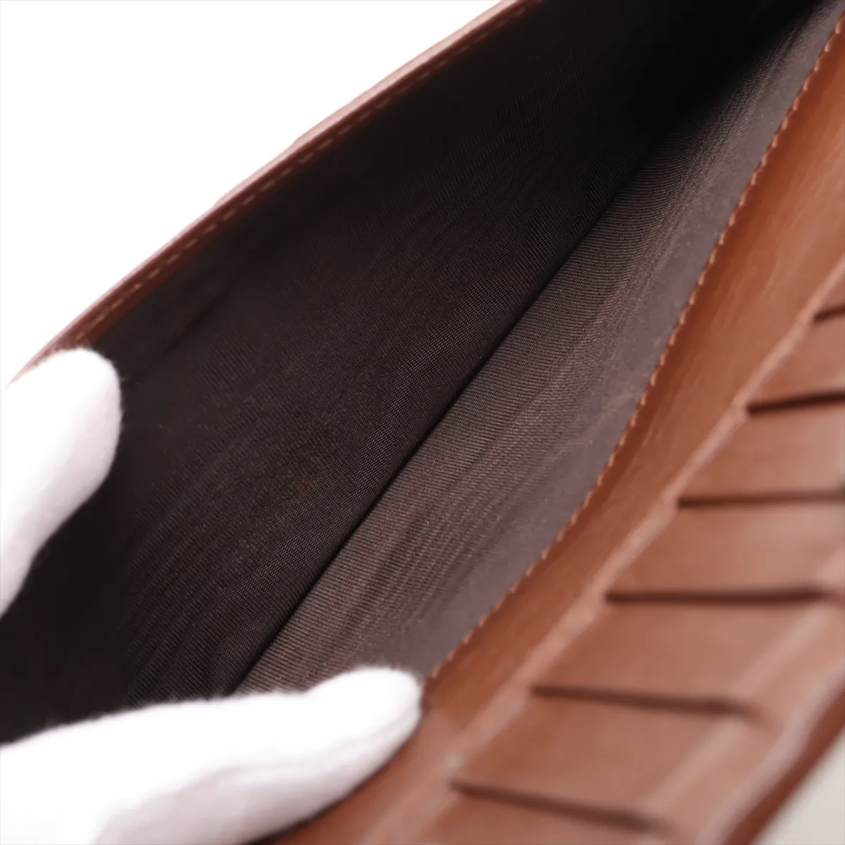 GG Supreme Leather Long Wallet, Brown, 746304 — view 5