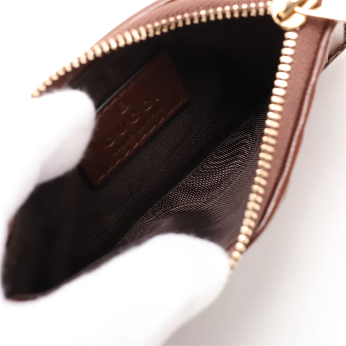 GG Supreme Leather Long Wallet, Brown, 746304 — view 7