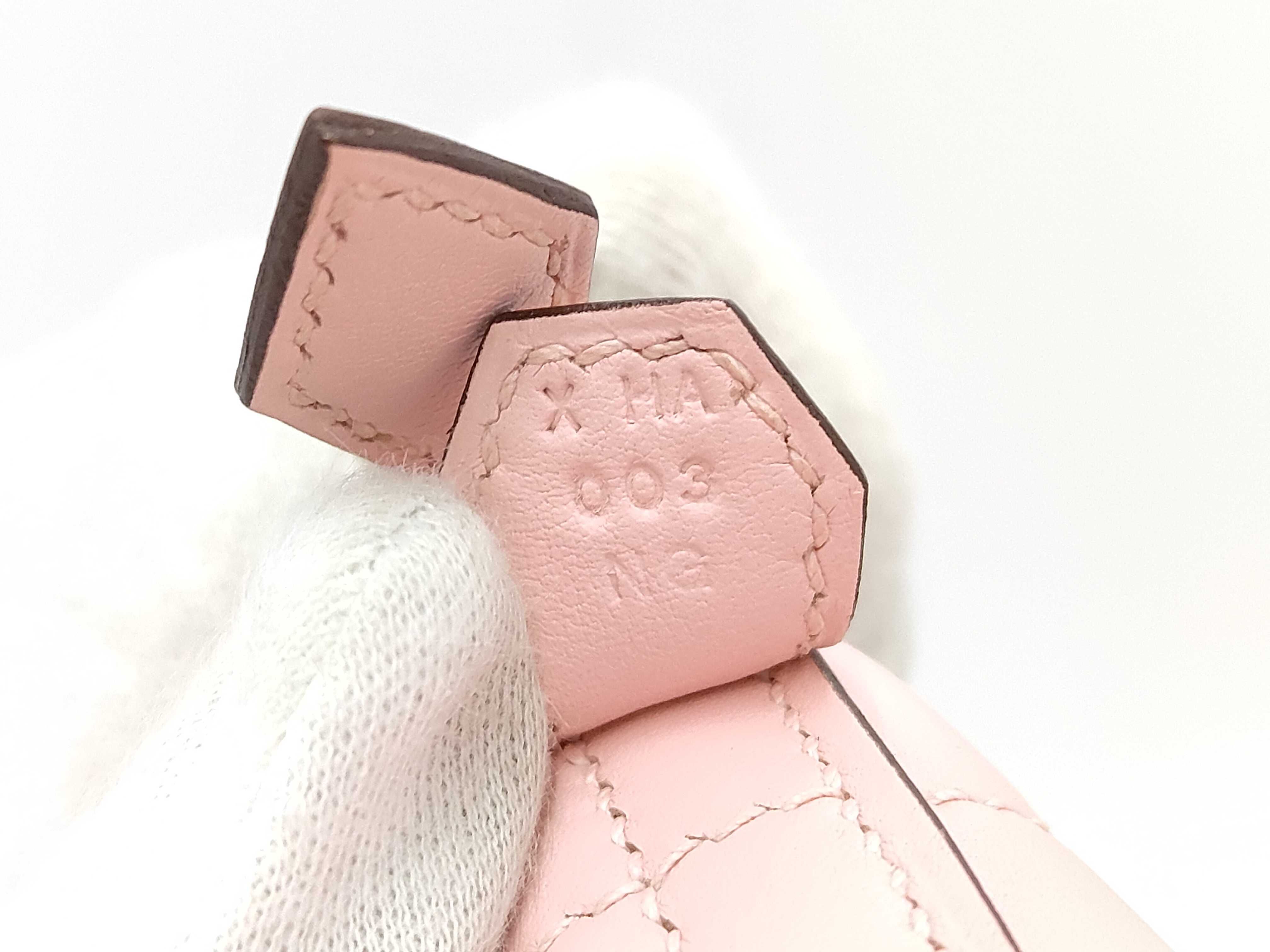 Bolide 27 Rose Sakura Swift Silver Hardware X Stamp Handbag — view 10