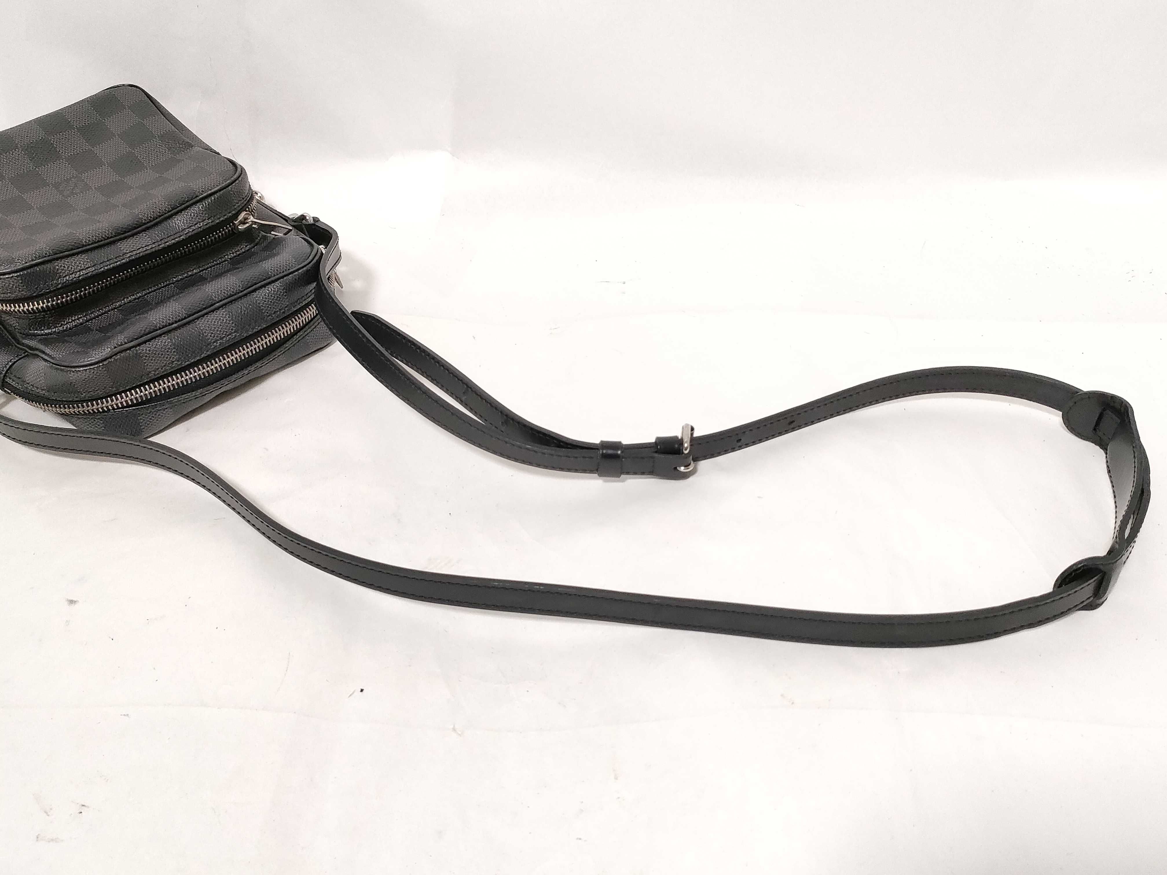 Damier Graphite Bag LV Rem N41446 Damier Graphite Shoulder Bag — view 3