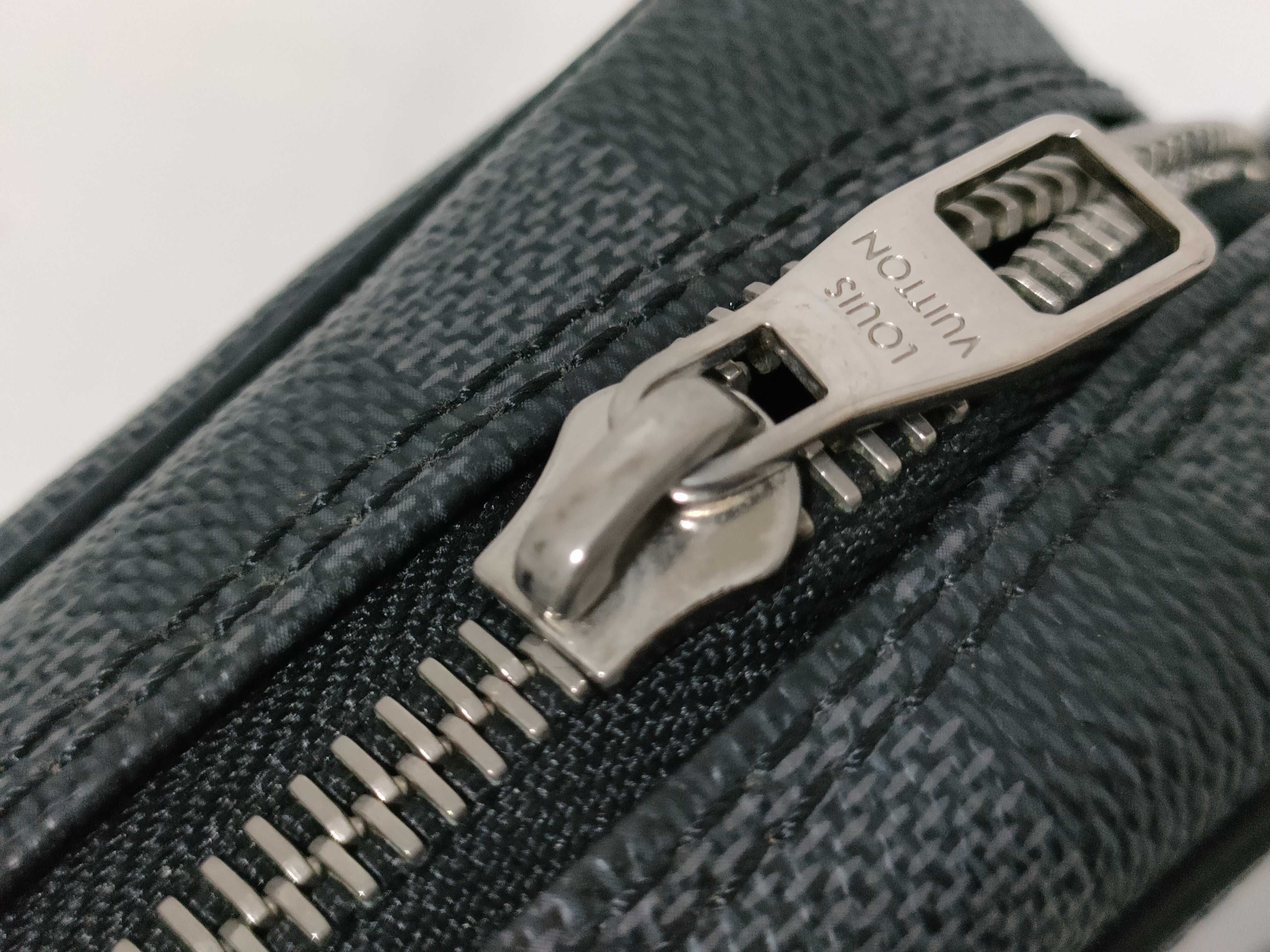 Damier Graphite Bag LV Rem N41446 Damier Graphite Shoulder Bag — view 9