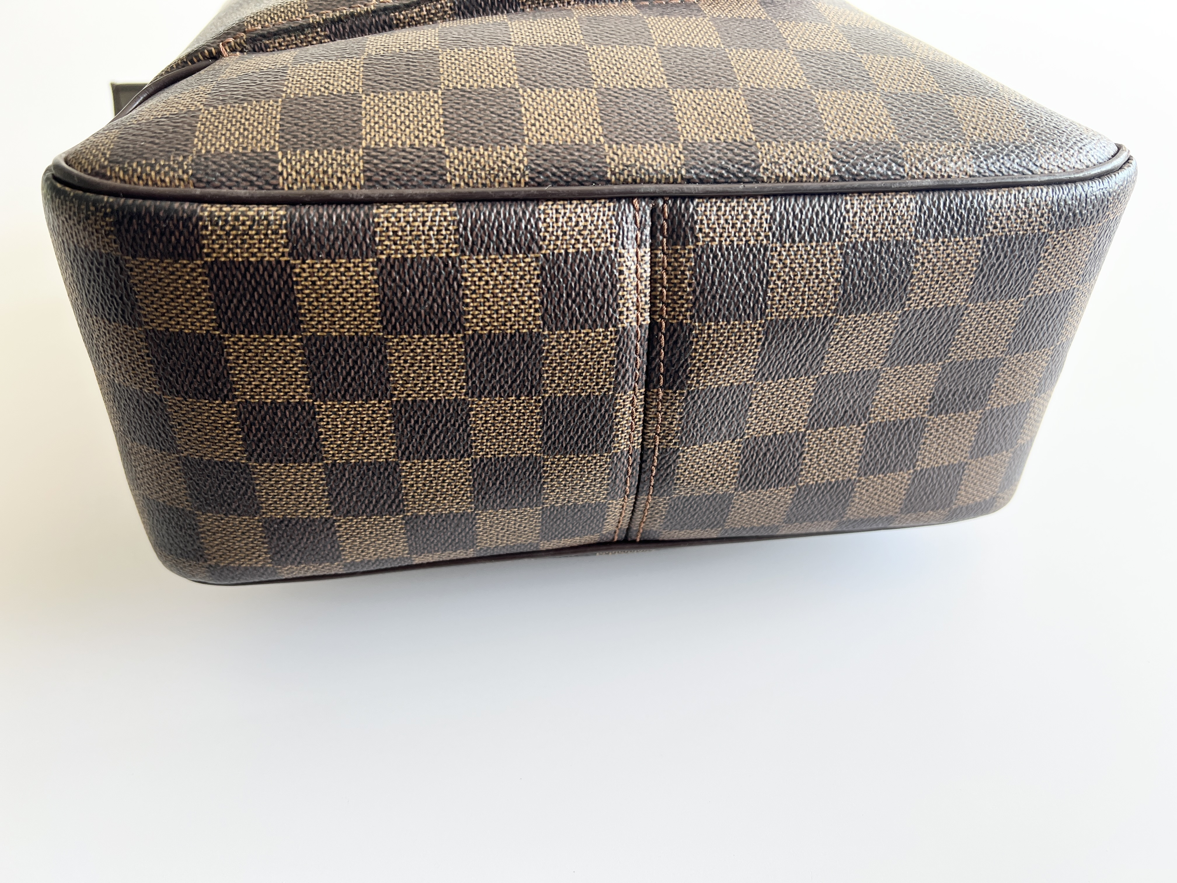 Damier Olaf MM Leather One Shoulder Bag — view 15
