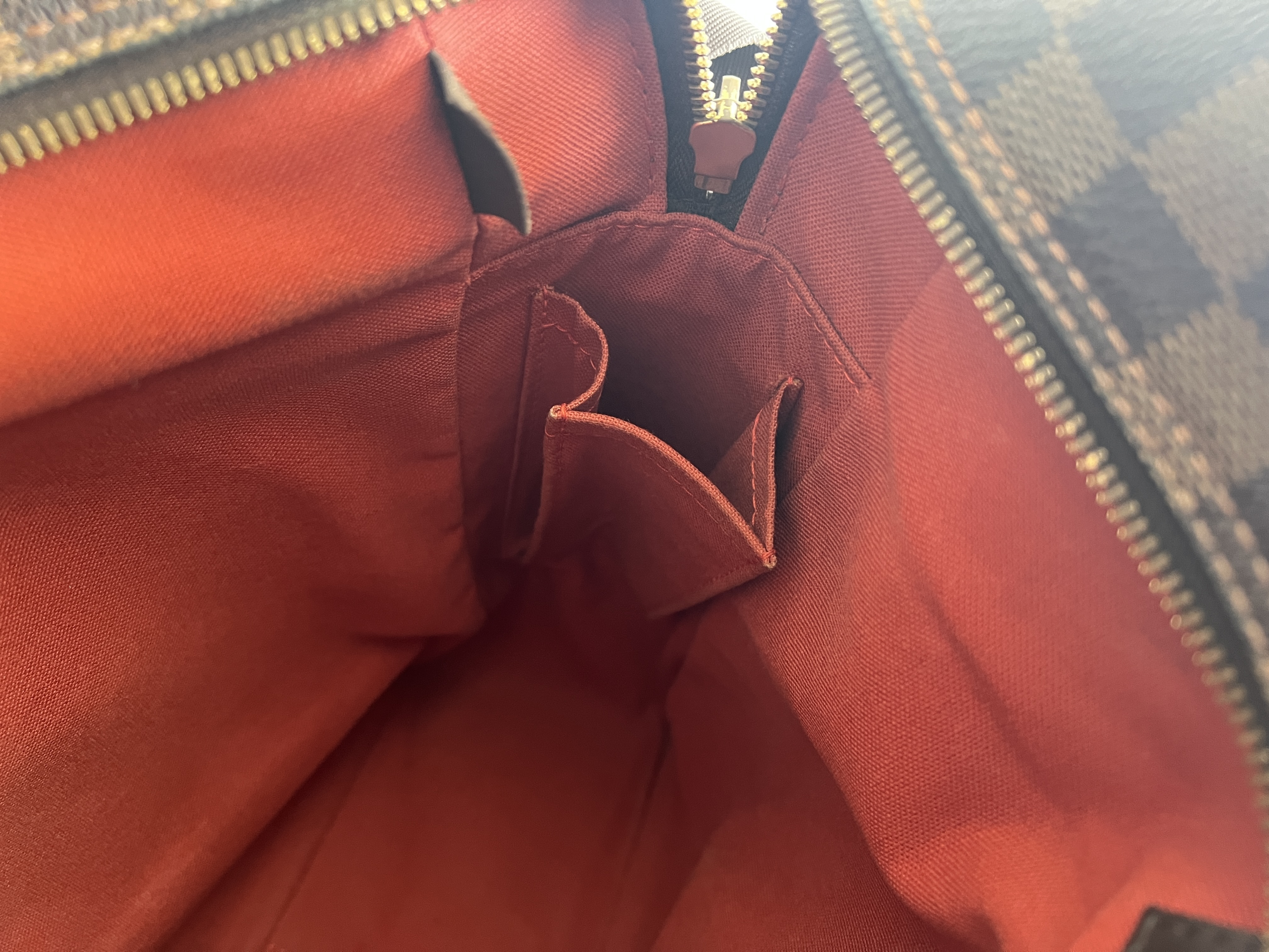 Damier Olaf MM Leather One Shoulder Bag — view 8