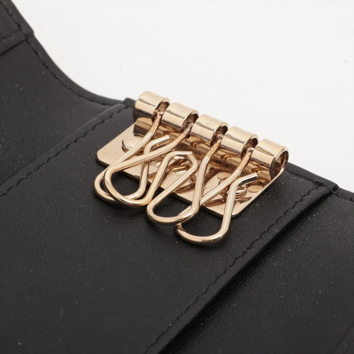 My Dior Aster Key Case Cannage Leather Key Case Black — view 5
