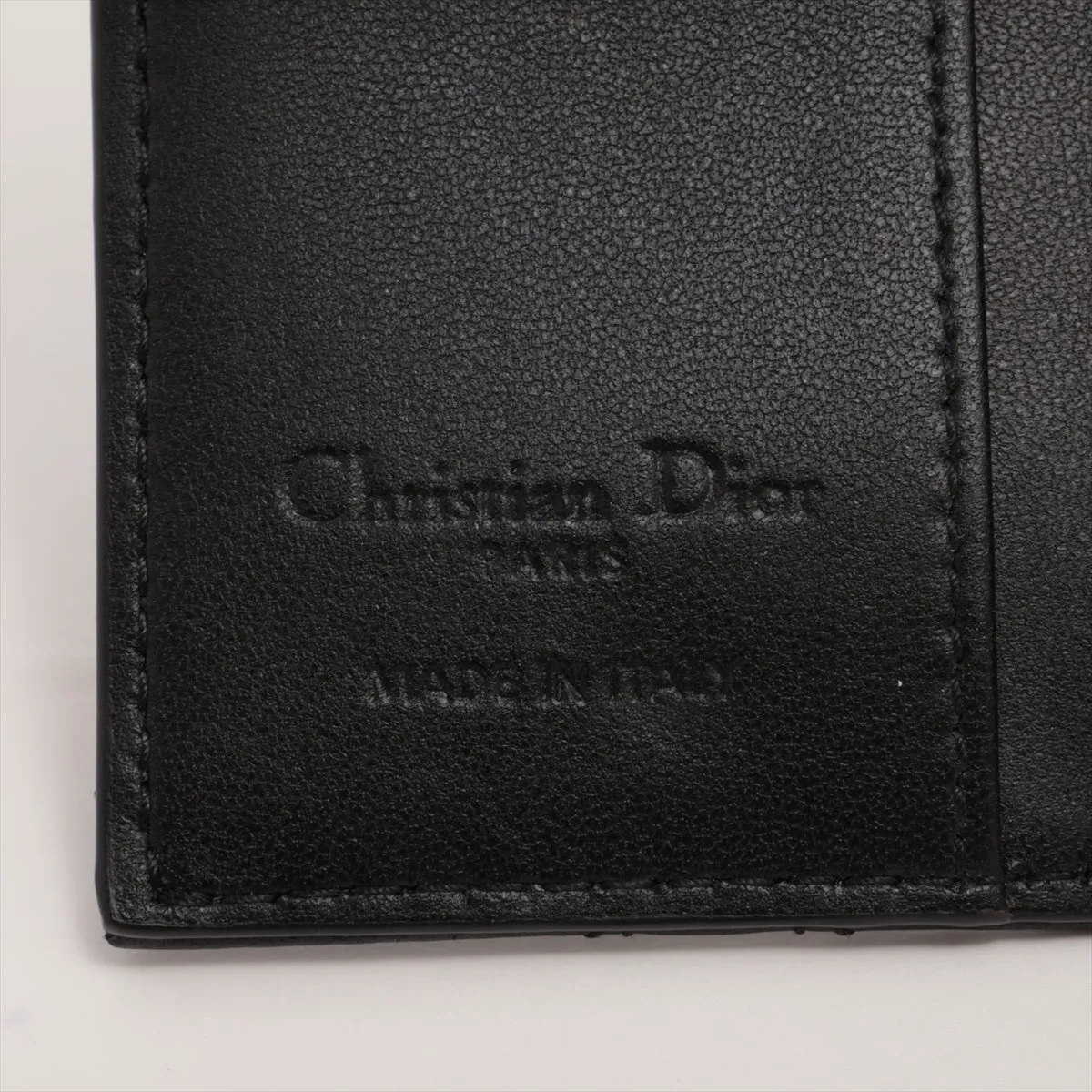 My Dior Aster Key Case Cannage Leather Key Case Black — view 6