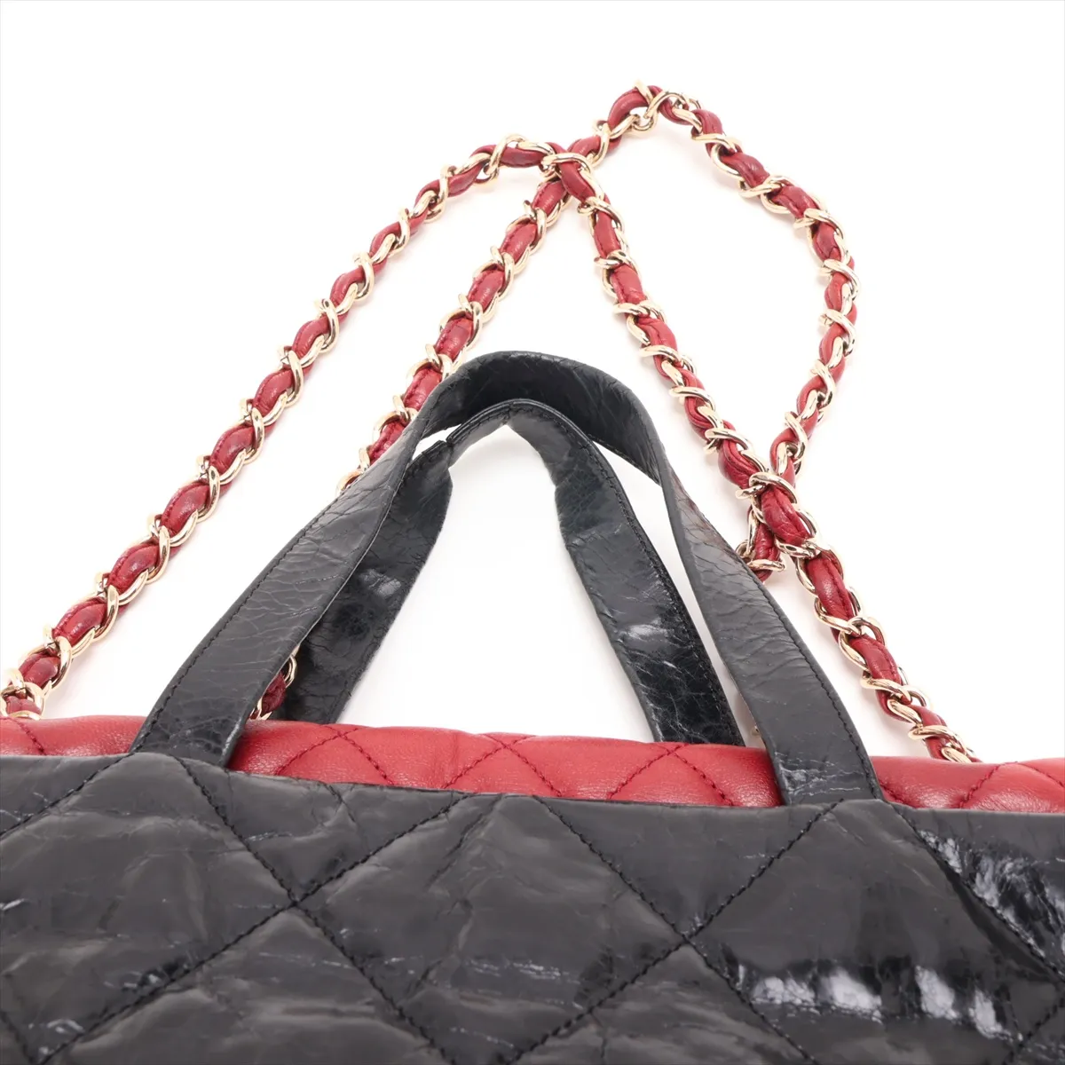 Portobello Vintage Calf 2-Way Tote Bag, Black with Gold Hardware, Item Number 12249225 (Serial Number 12) — view 6