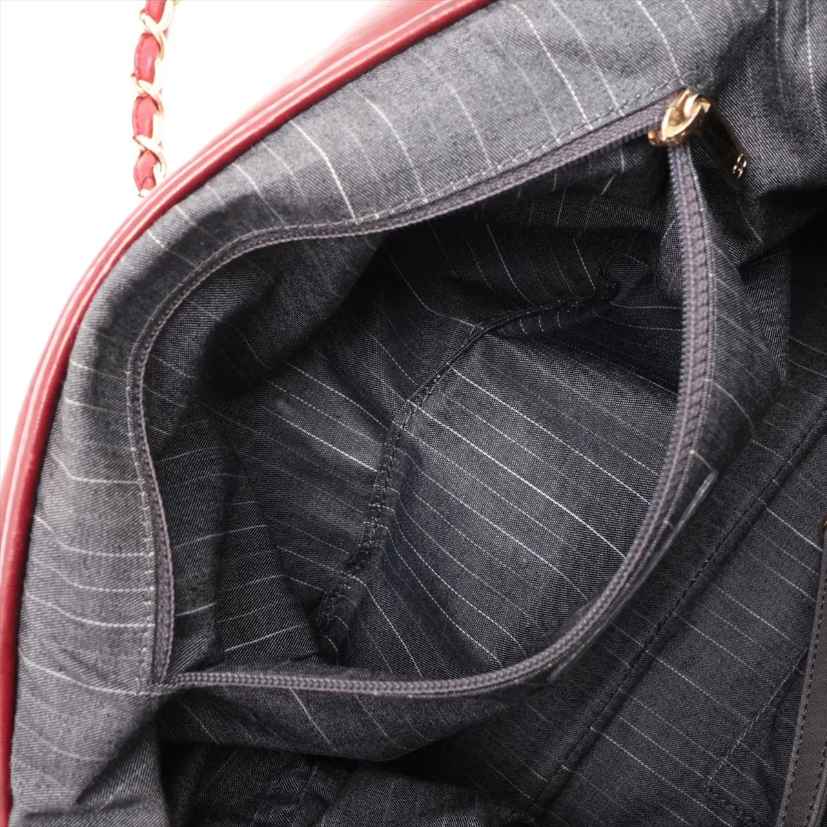 Portobello Vintage Calf 2-Way Tote Bag, Black with Gold Hardware, Item Number 12249225 (Serial Number 12) — view 8