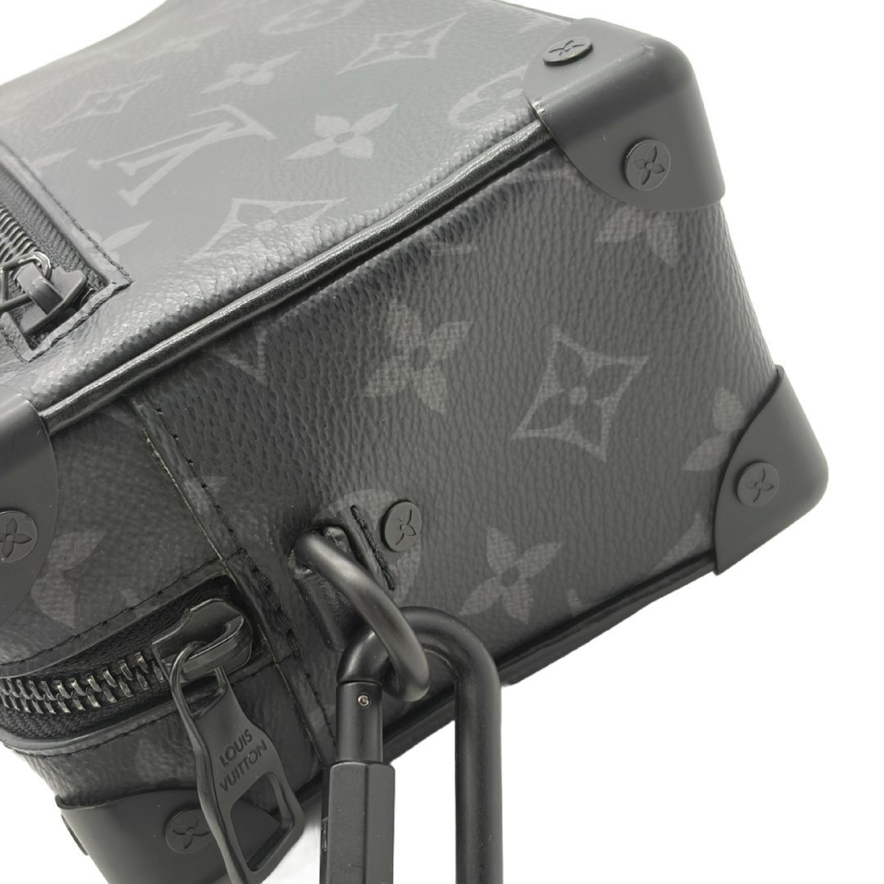 Monogram Eclipse Soft Trunk Shoulder Bag Chain Black Shoulder Bag — view 5