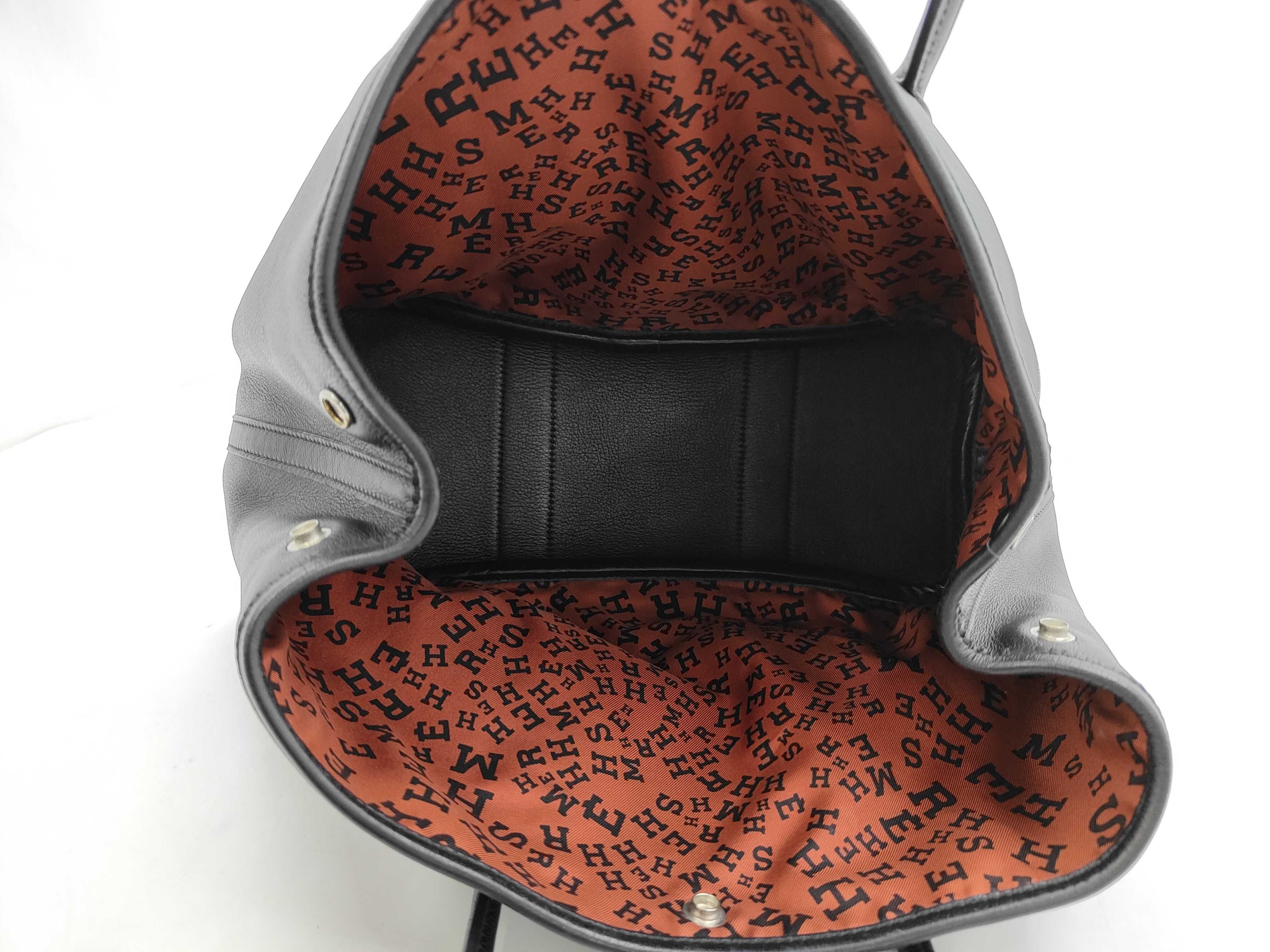 Garden Party TPM Black Tote Bag with Twilly Scarf and Stamp ( I stamp) — view 13