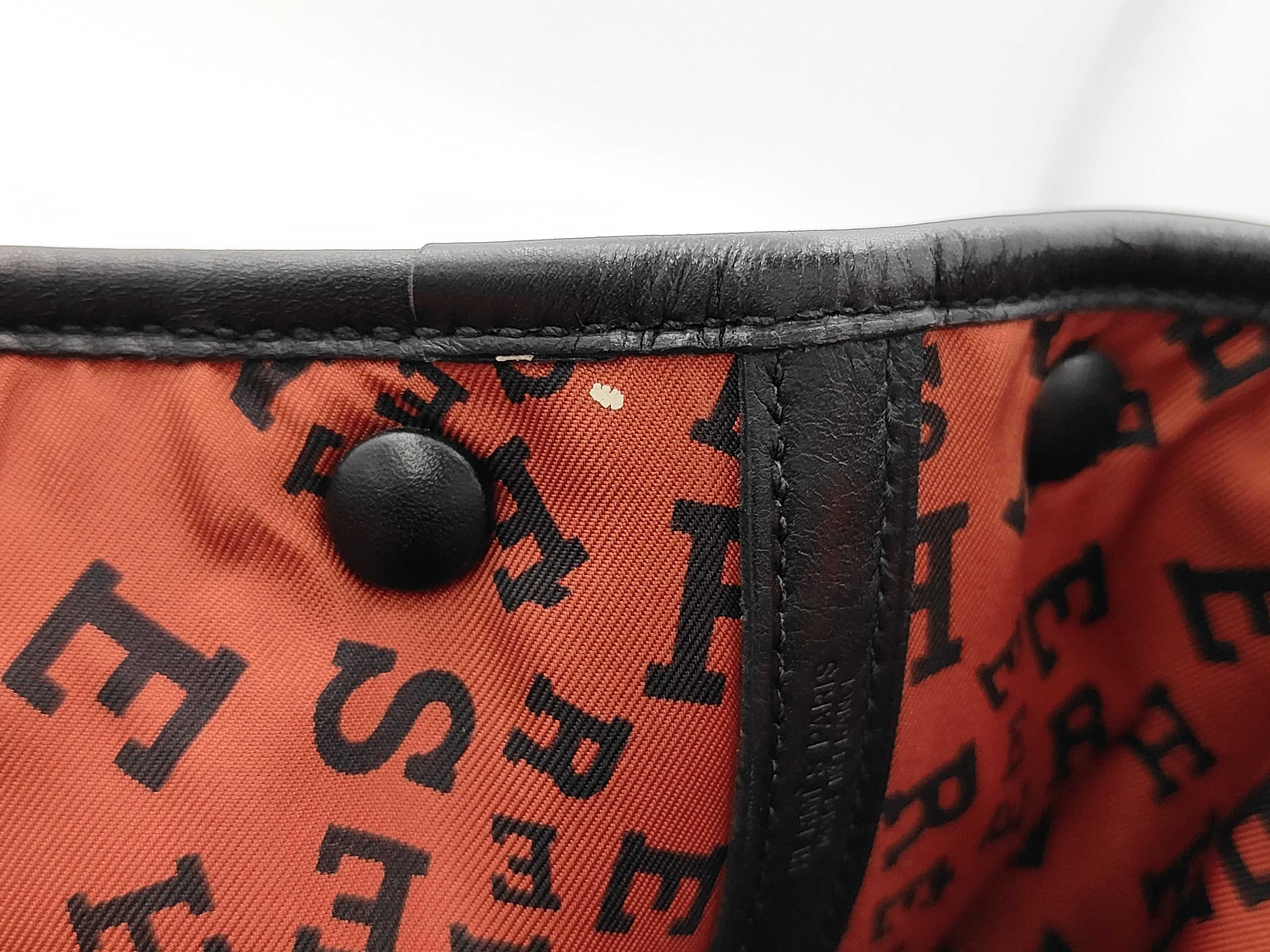 Garden Party TPM Black Tote Bag with Twilly Scarf and Stamp ( I stamp) — view 9